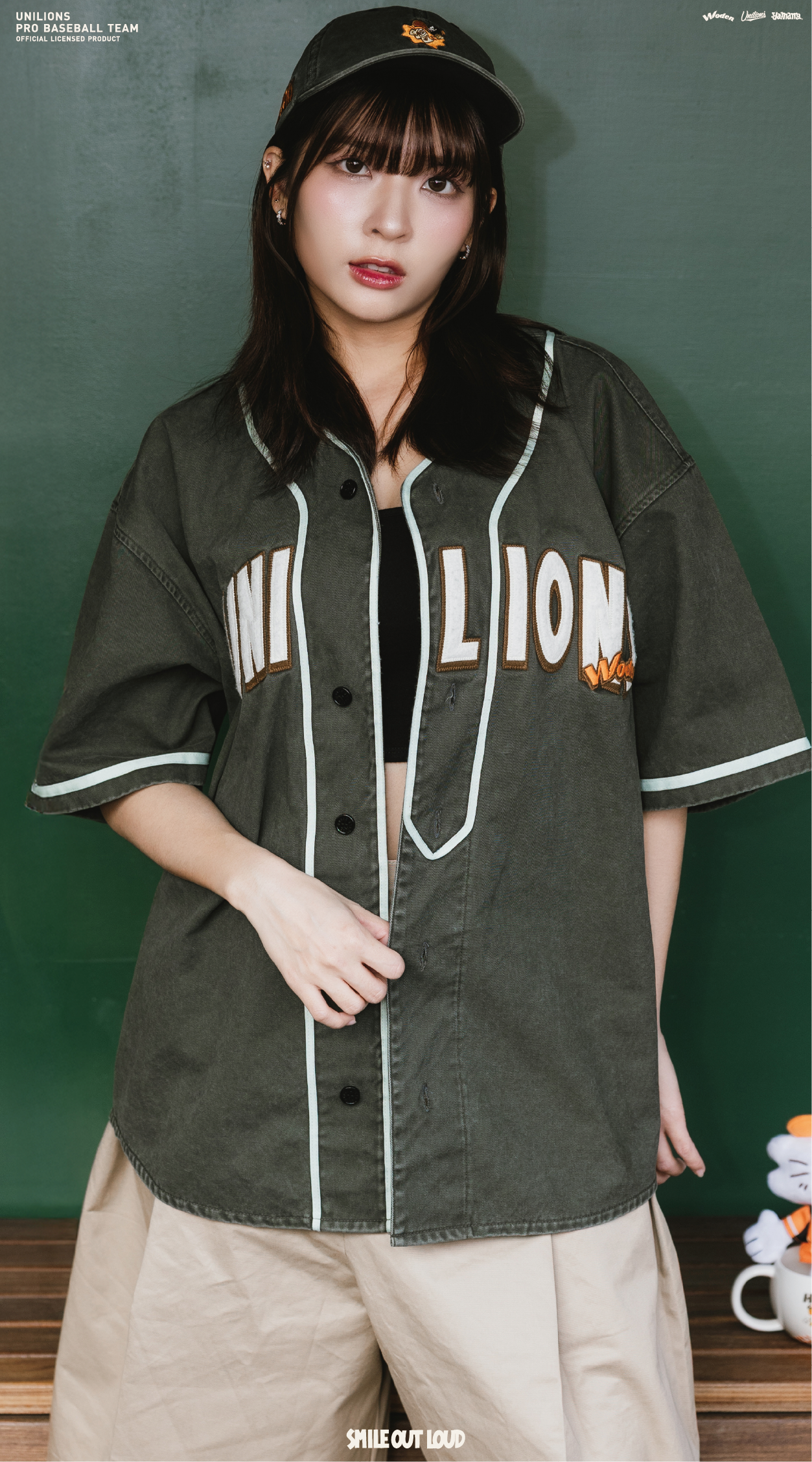 WODEN 2026 Spring & Summer 015 Unilions x Yamama Wash Baseball Jersey