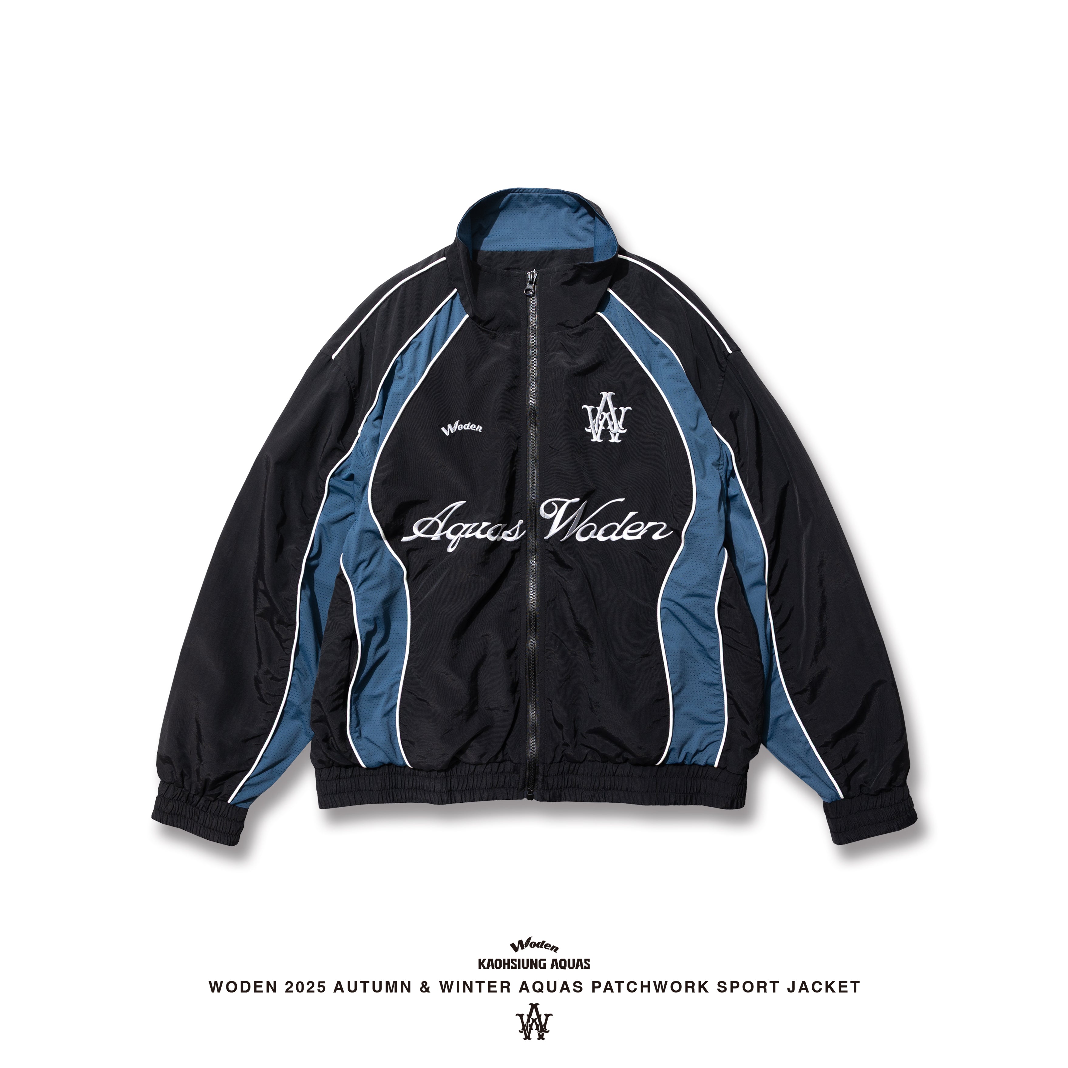 WODEN / AQUAS 2025 Autumn & Winter Patchwork Sport Jacket