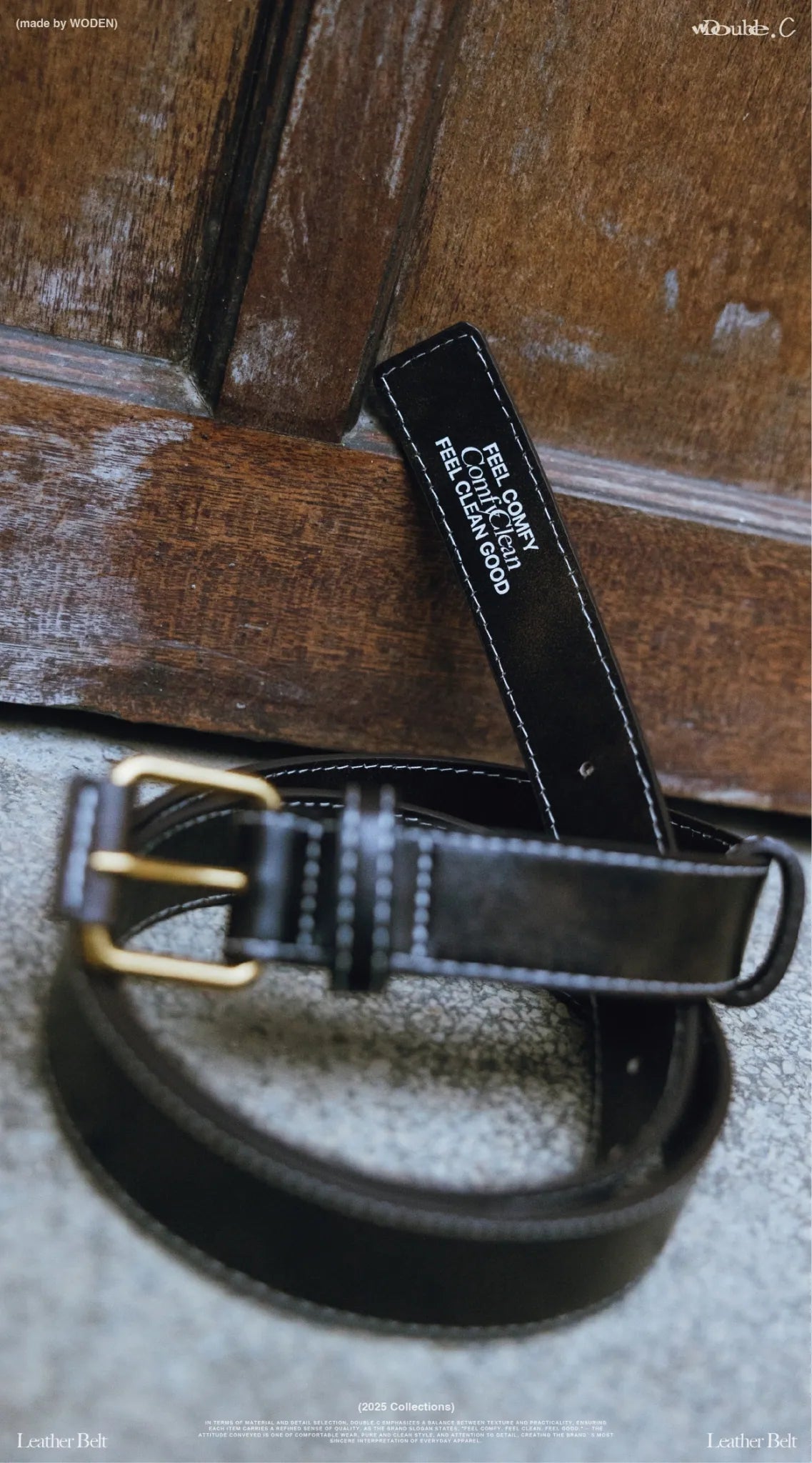 DoubleC 25AW Leather Belt