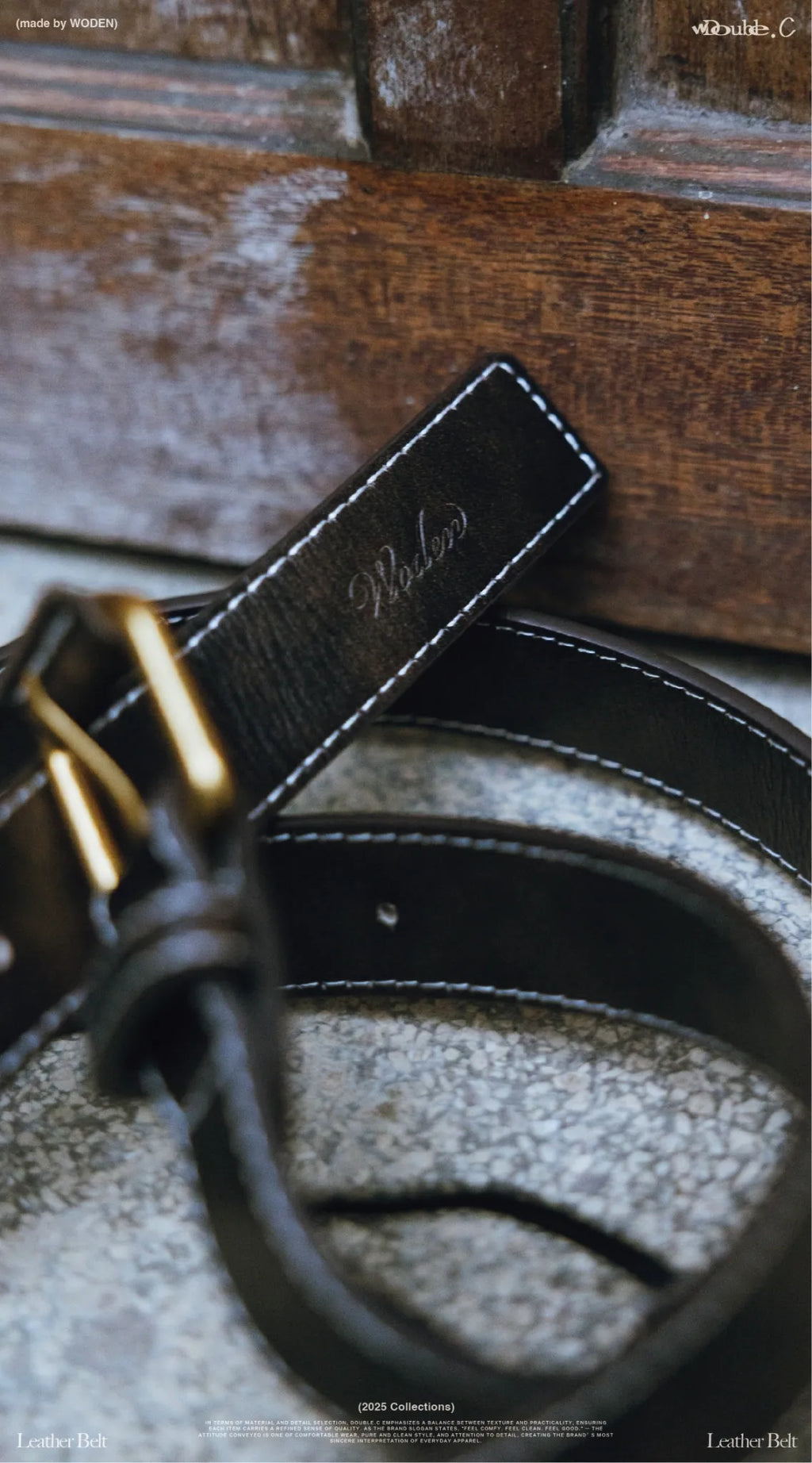 DoubleC 25AW Leather Belt