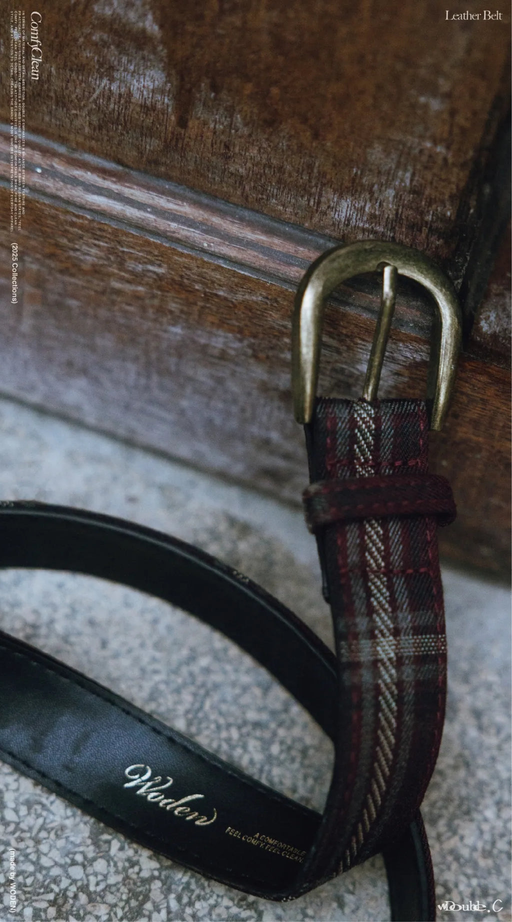 DoubleC 25AW Leather Belt