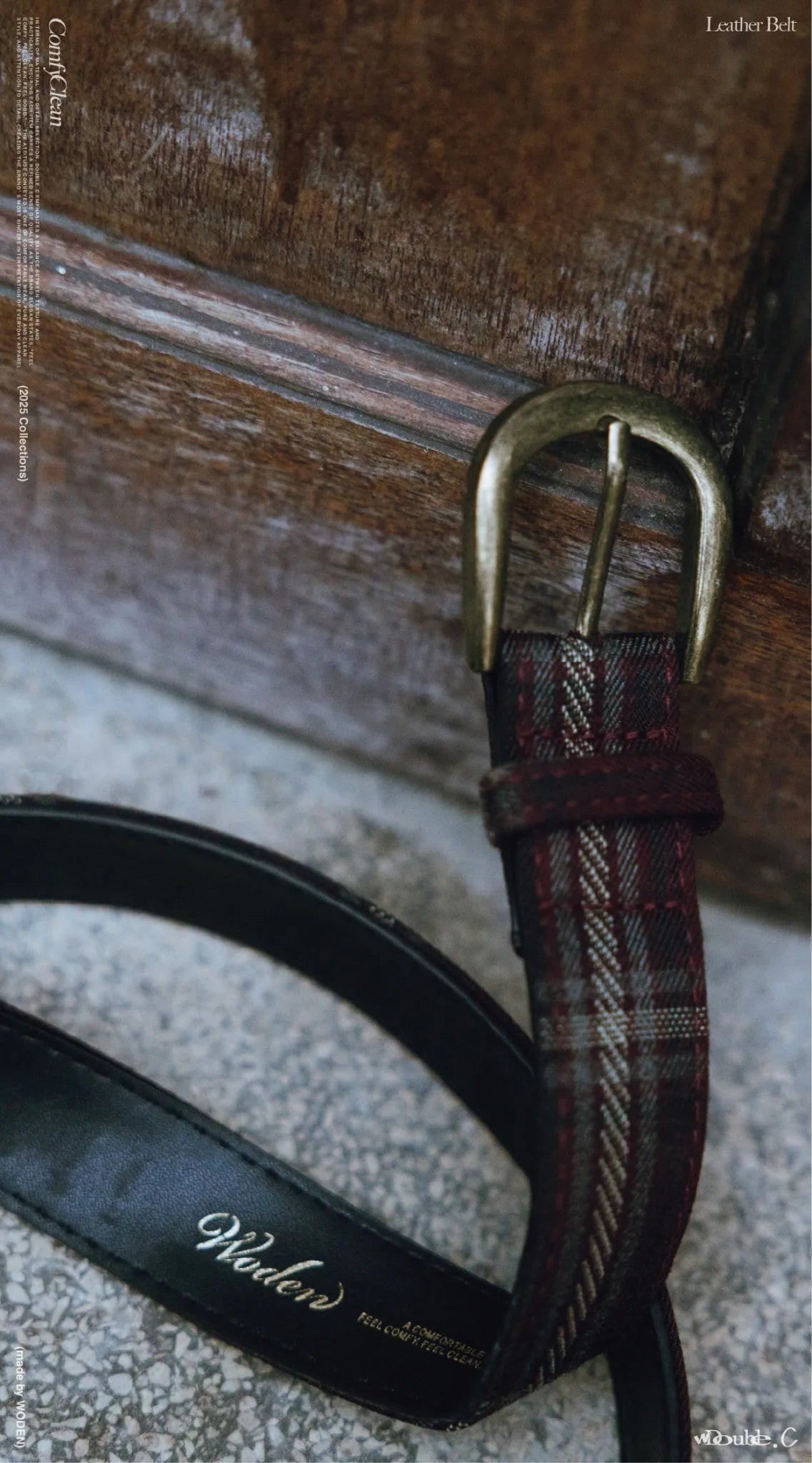 DoubleC 25AW Leather Belt