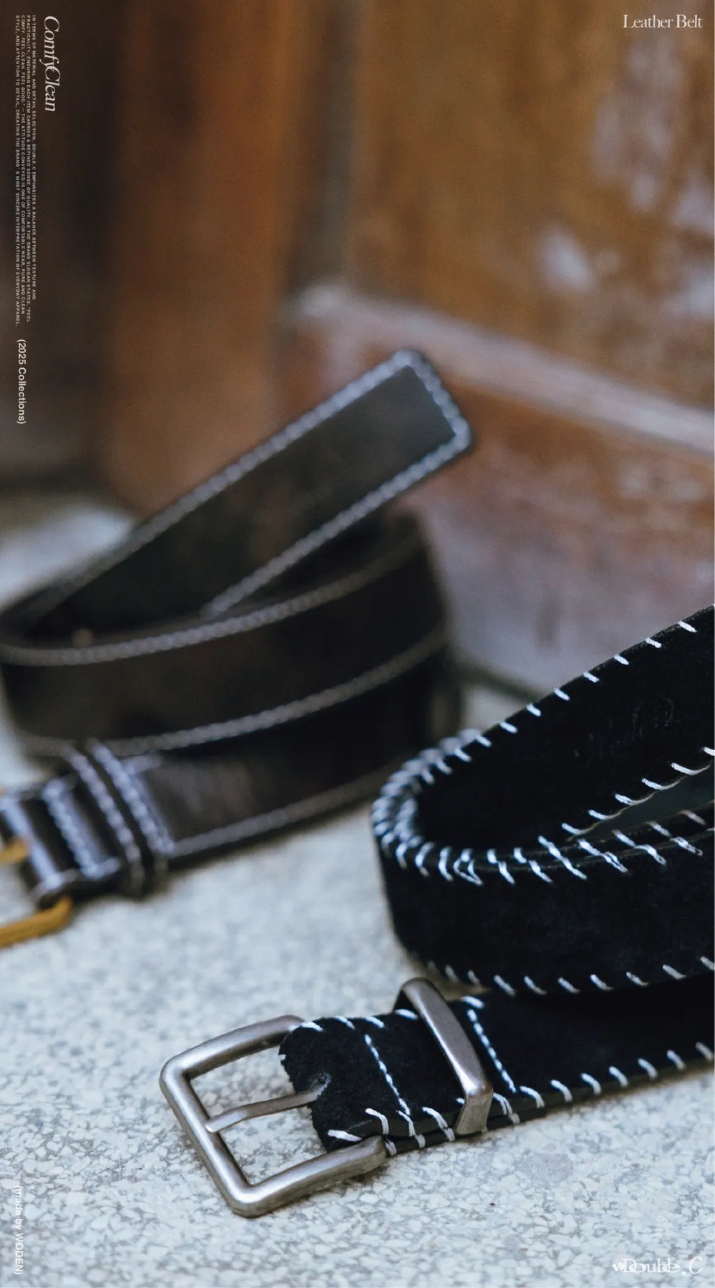 DoubleC 25AW Leather Belt