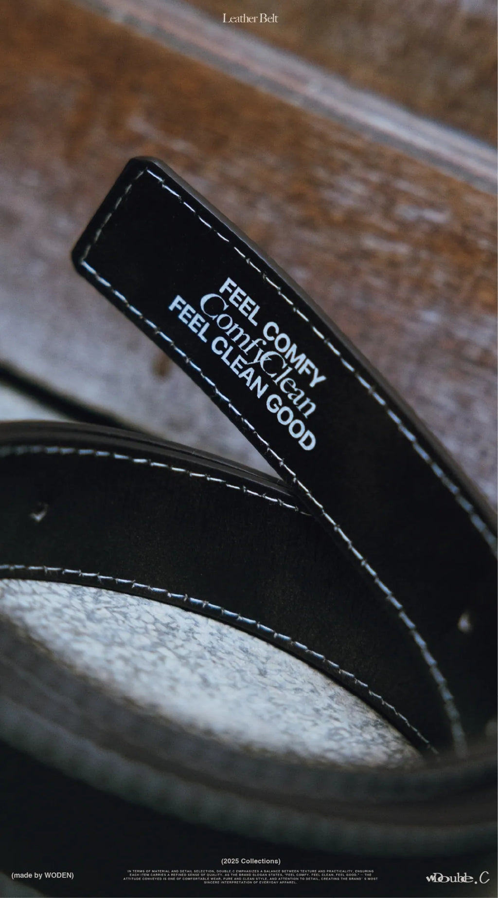DoubleC 25AW Leather Belt