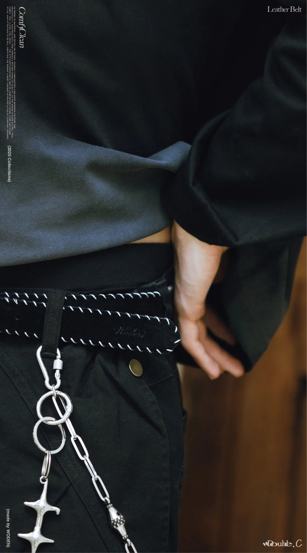 DoubleC 25AW Leather Belt