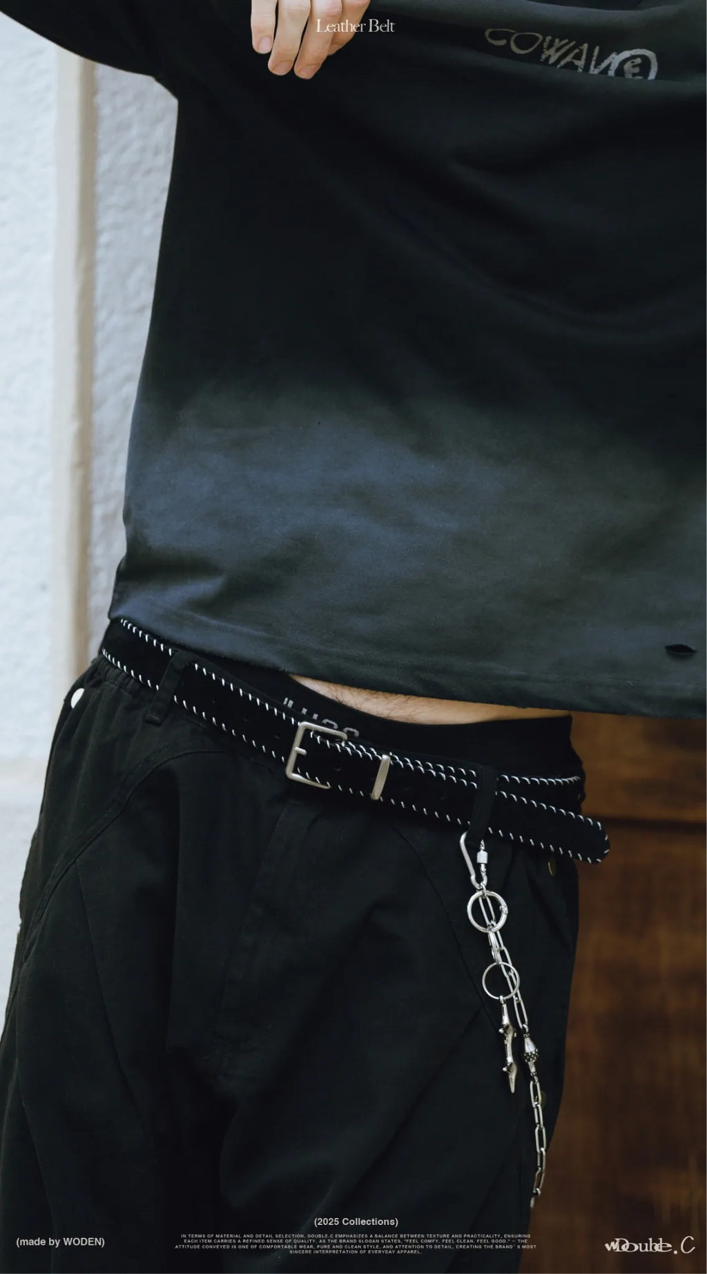 DoubleC 25AW Leather Belt