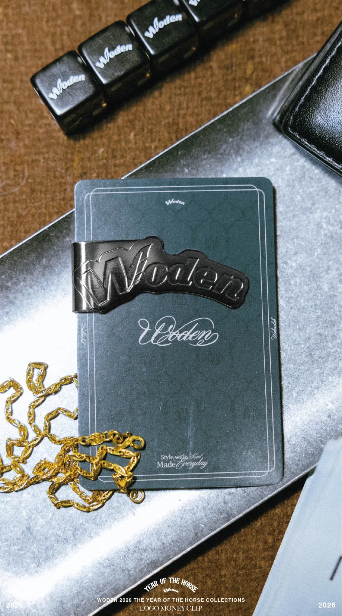 WODEN 25AW LOGO Money clip（鈔票夾）