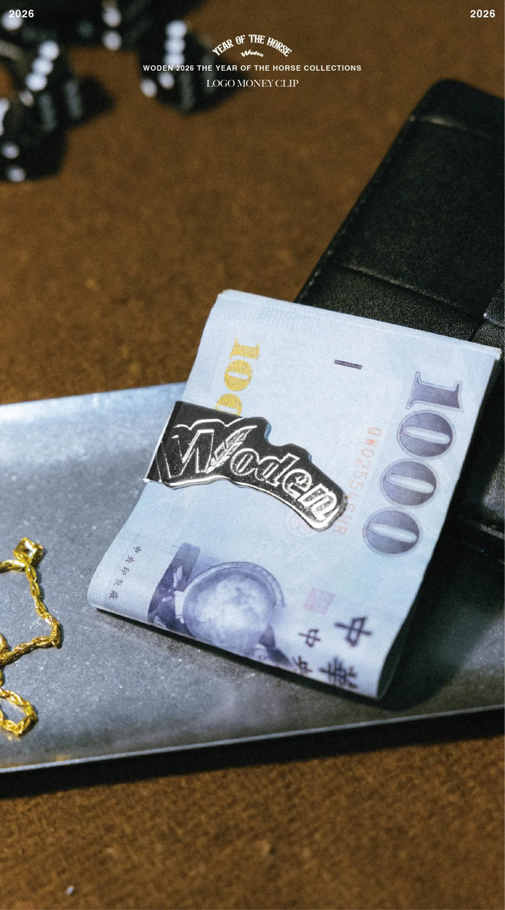 WODEN 25AW LOGO Money clip（鈔票夾）