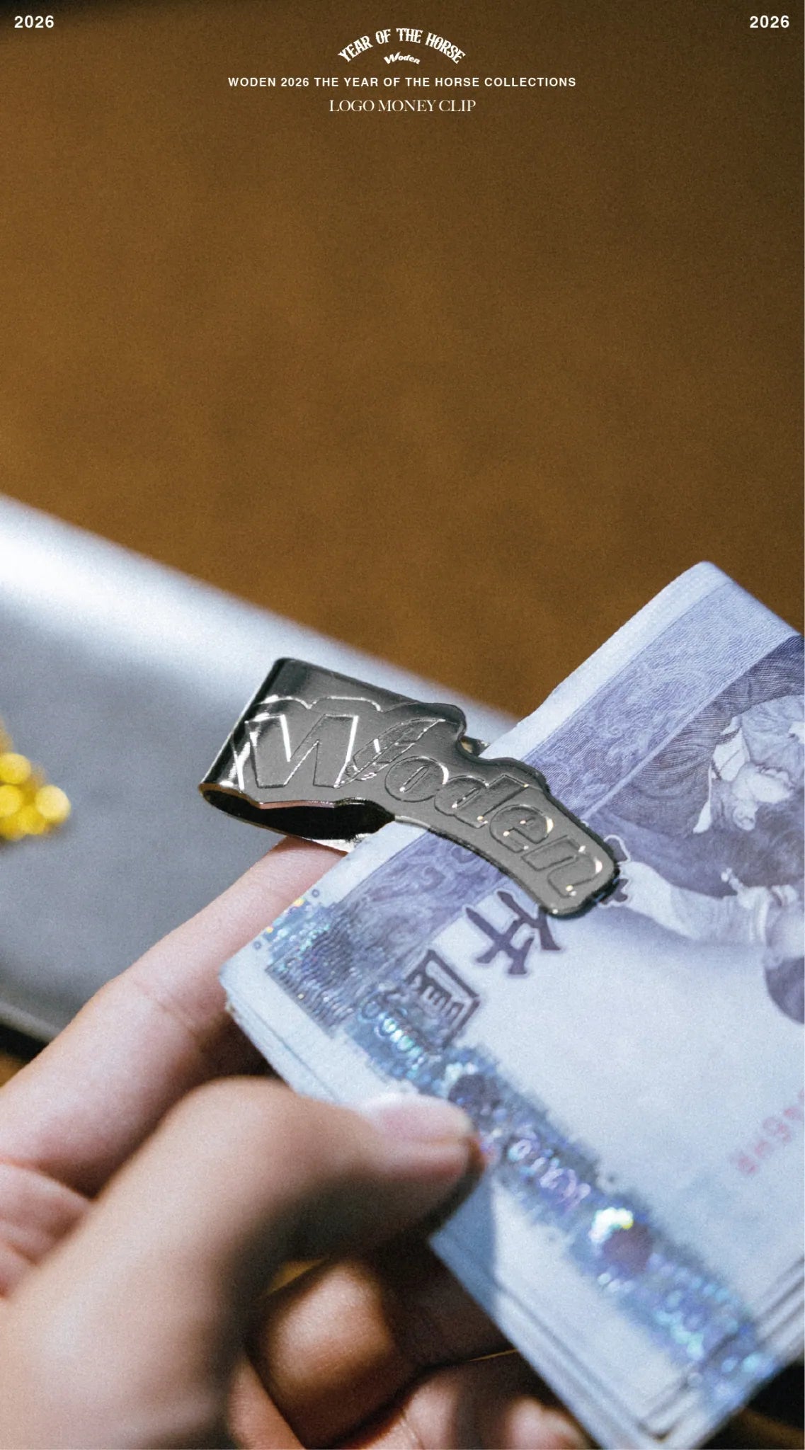 WODEN 25AW LOGO Money clip（鈔票夾）