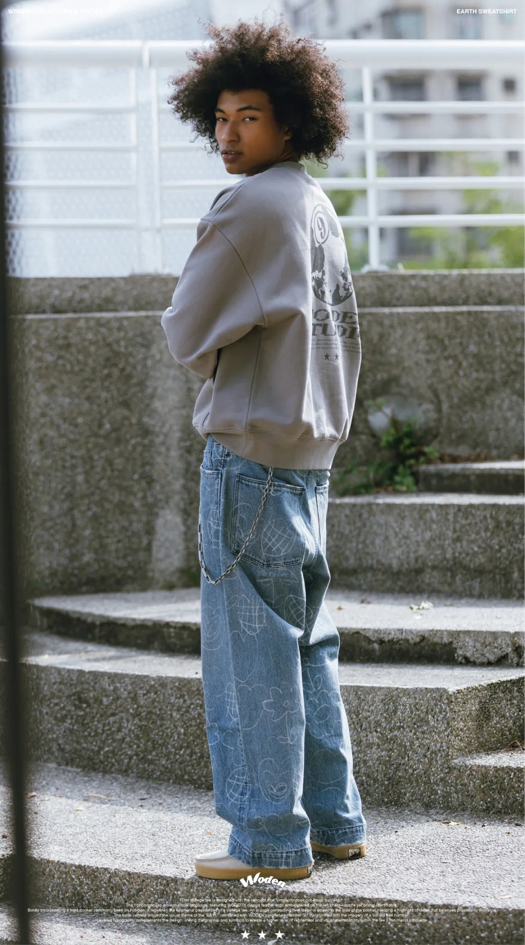 WODEN 2025 Autumn & Winter 016 Earth Sweatshirt