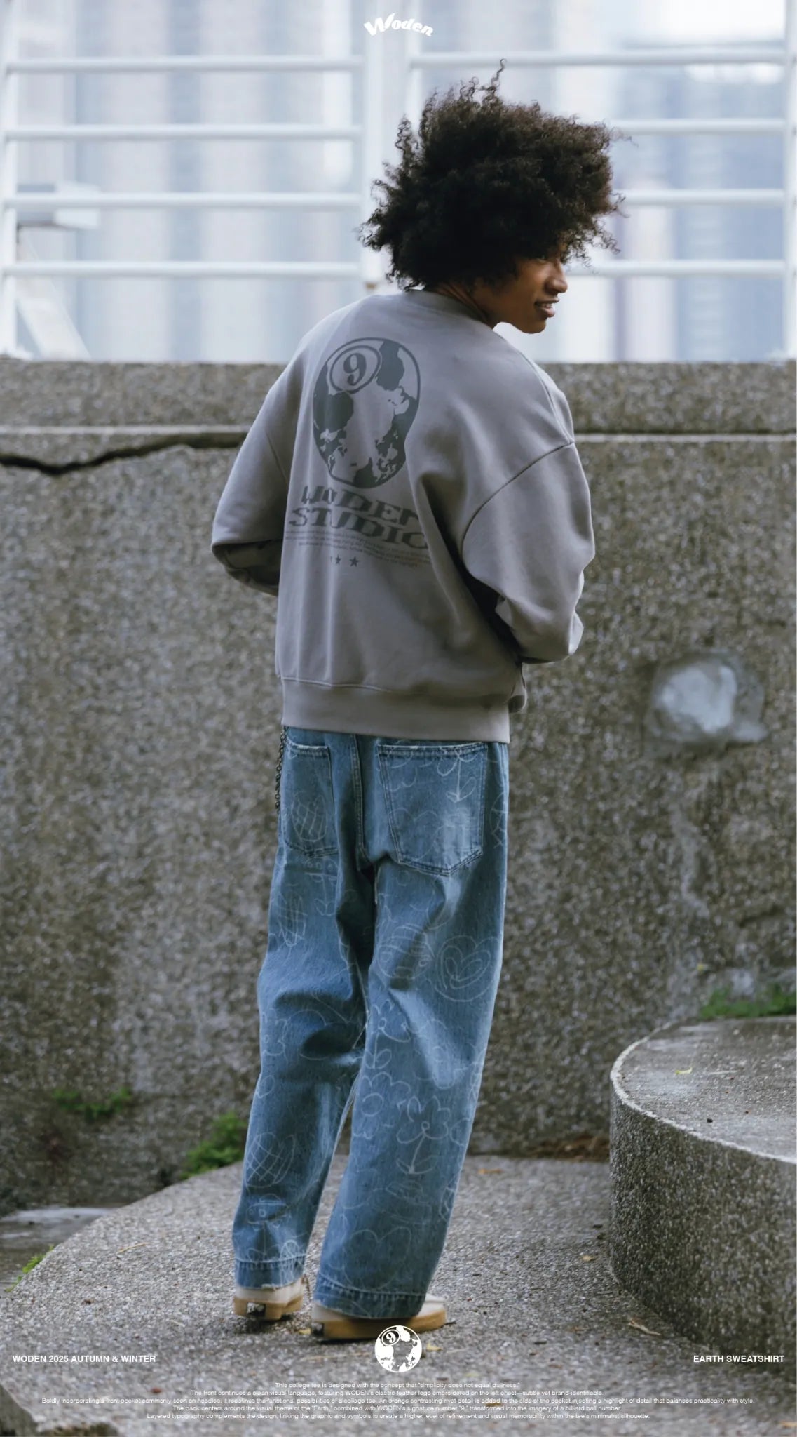 WODEN 2025 Autumn & Winter 016 Earth Sweatshirt