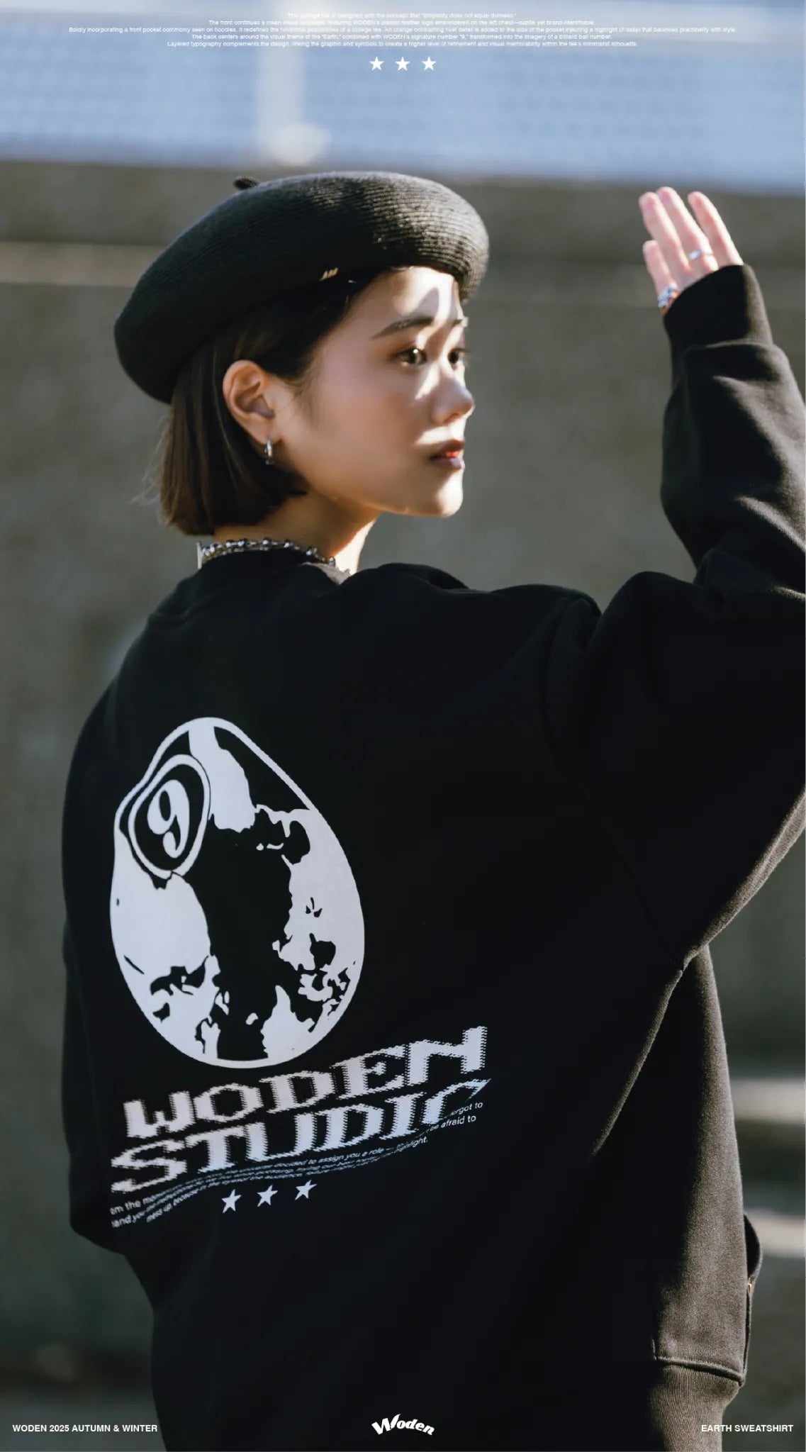 WODEN 2025 Autumn & Winter 016 Earth Sweatshirt