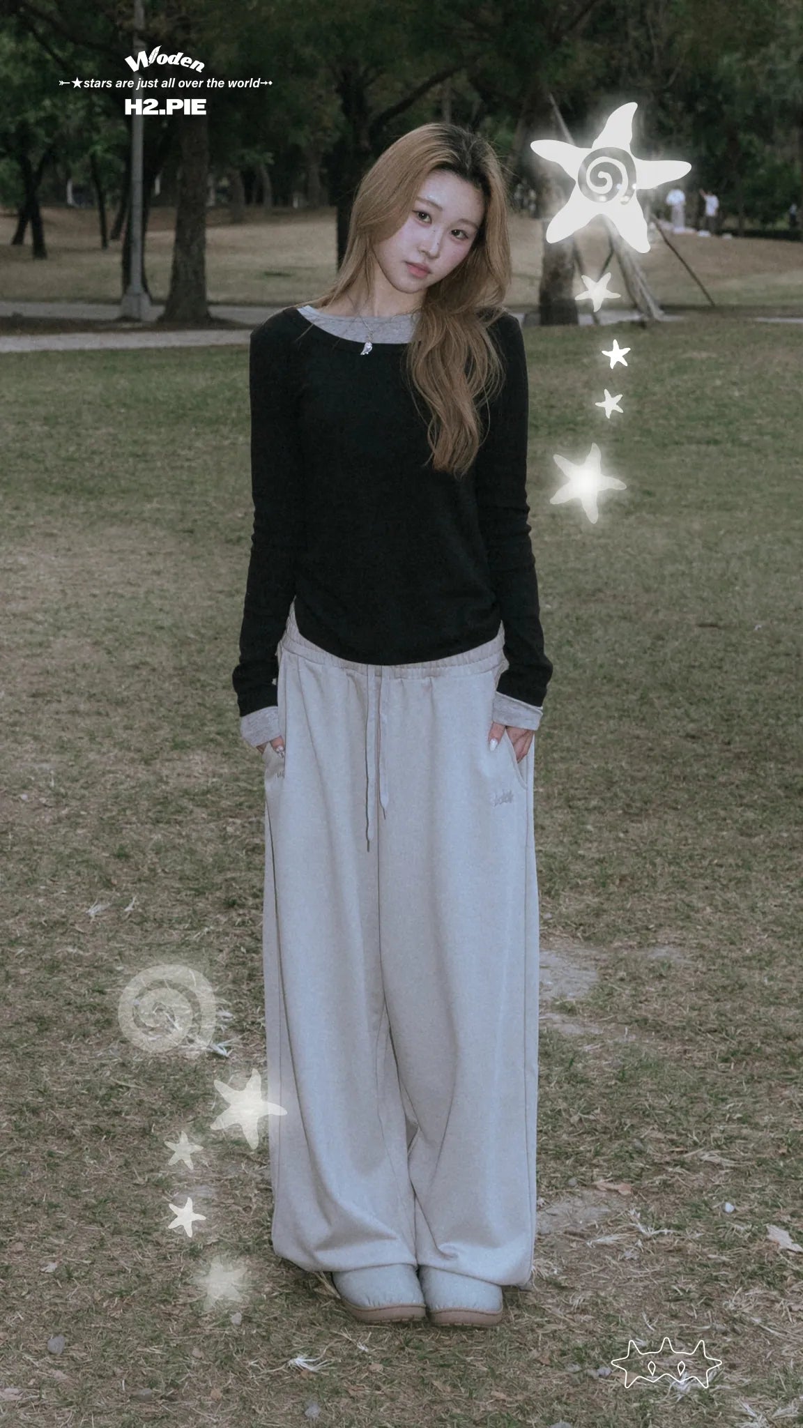 WODEN® X H2.PIE® Star Sweatpants