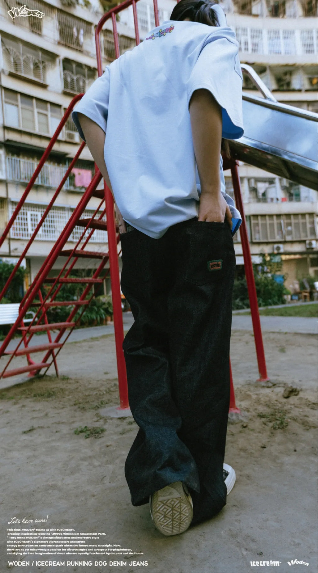 WODEN / ICECREAM 25AW 029 Running Dog Denim Jeans