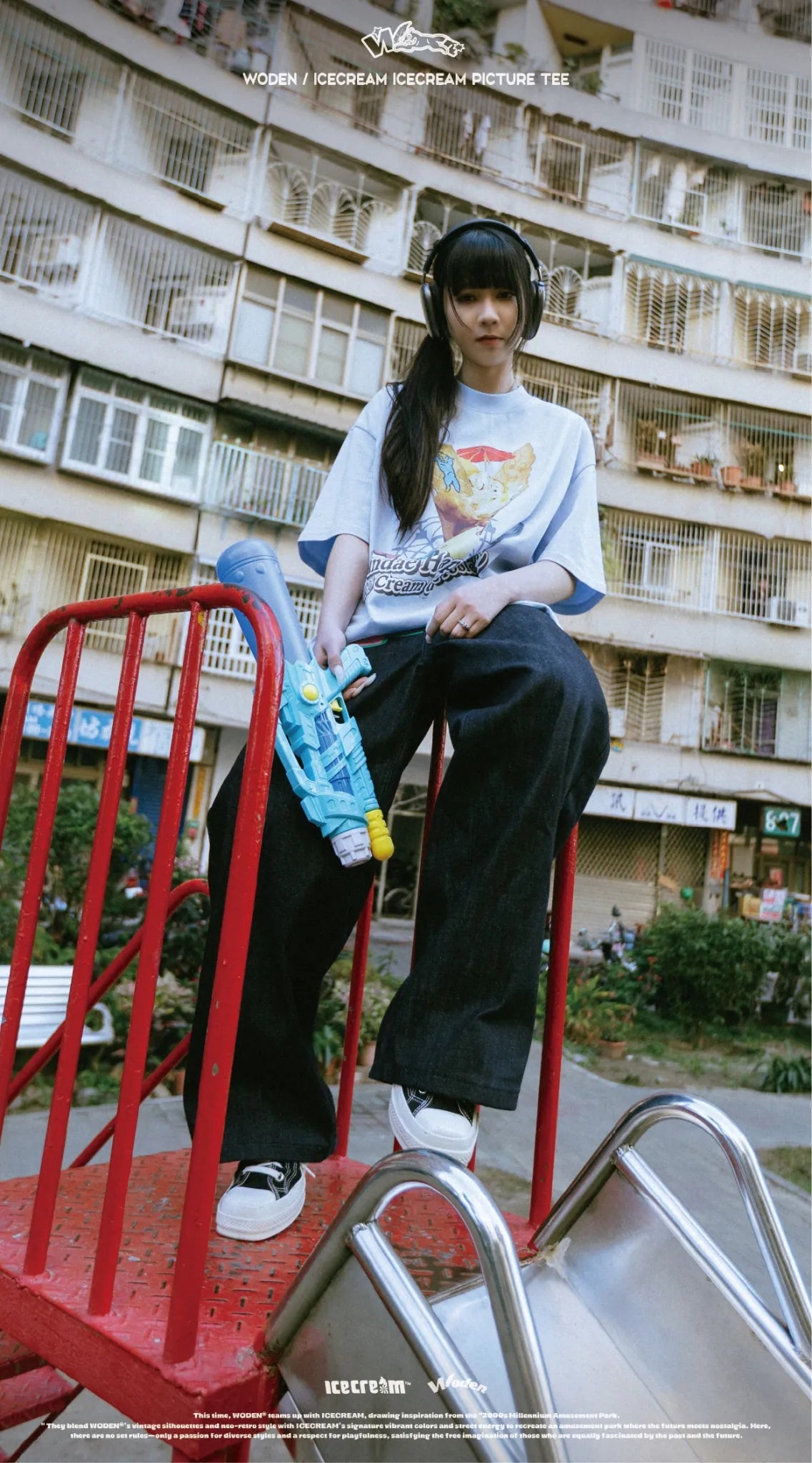 WODEN / ICECREAM 25AW 026 IceCream Picture Tee