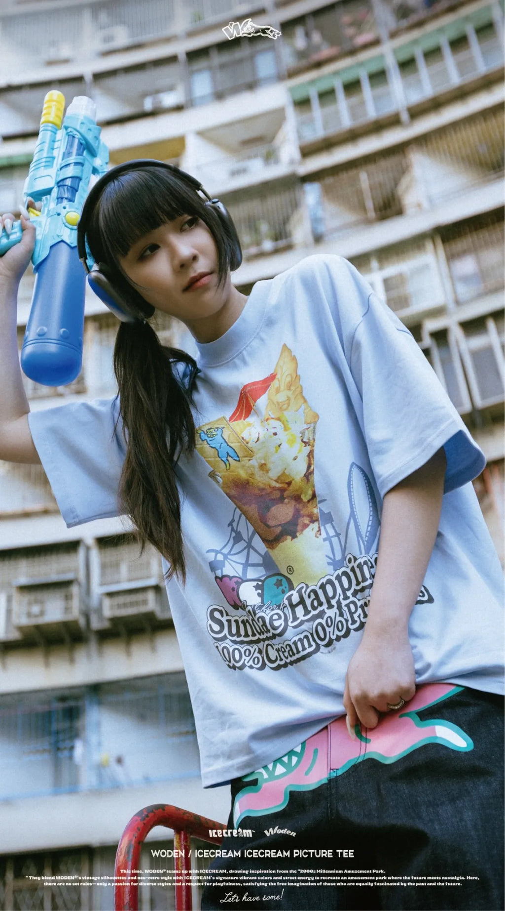 WODEN / ICECREAM 25AW 026 IceCream Picture Tee