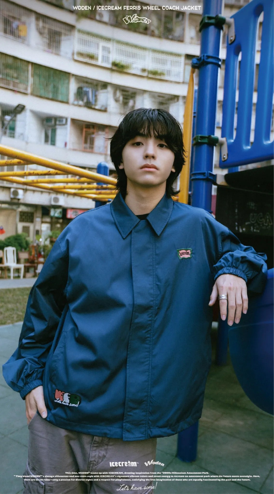 WODEN / ICECREAM 25AW 028 Ferris Wheel Coach Jacket