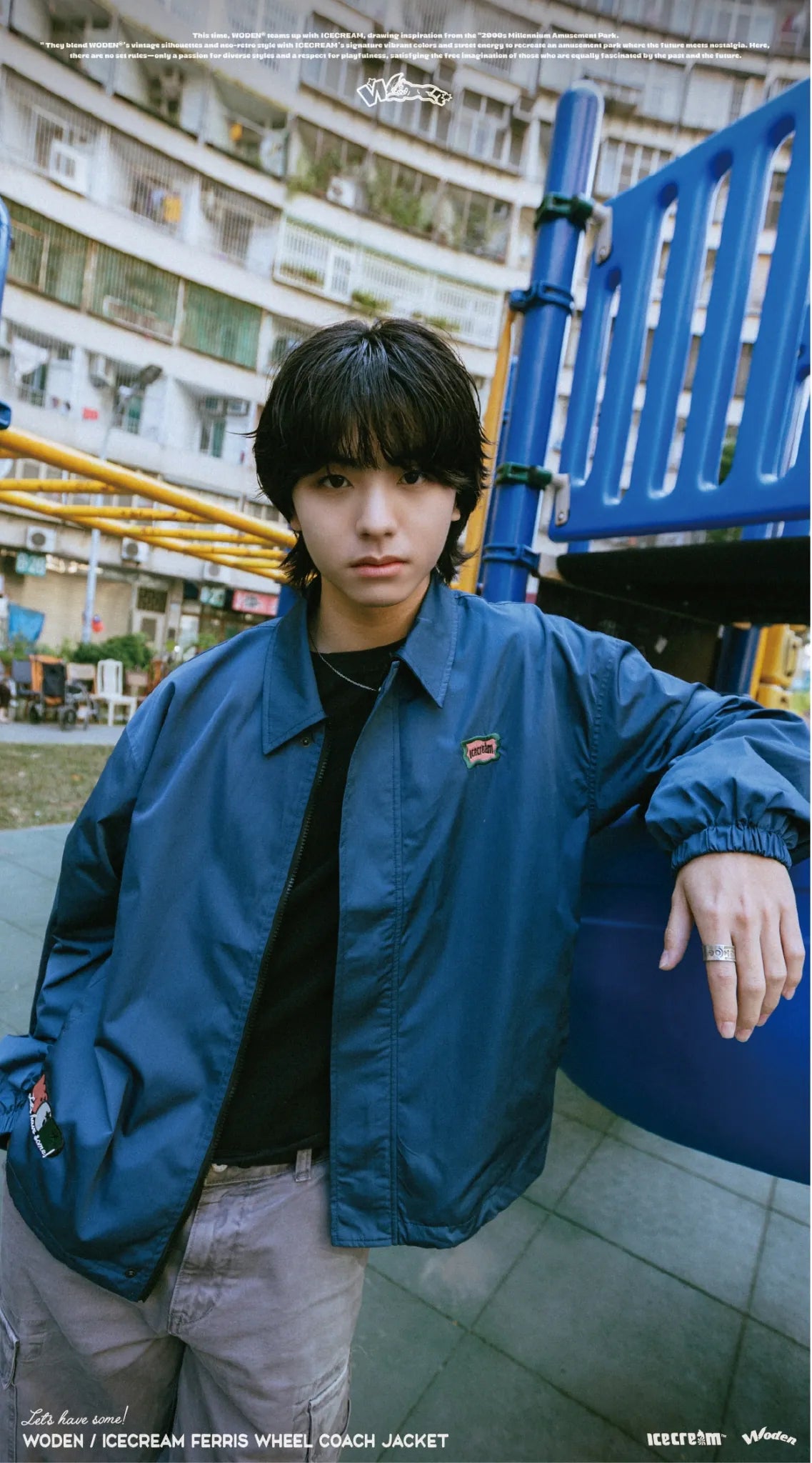 WODEN / ICECREAM 25AW 028 Ferris Wheel Coach Jacket