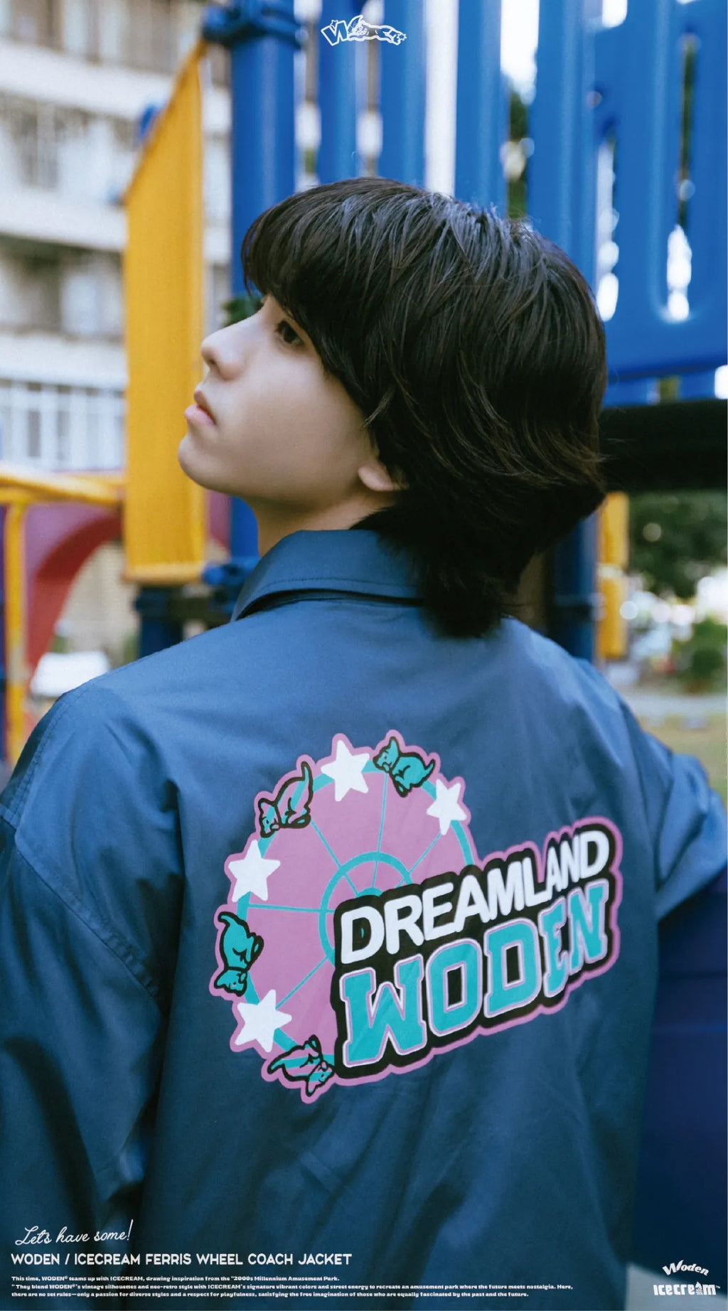 WODEN / ICECREAM 25AW 028 Ferris Wheel Coach Jacket