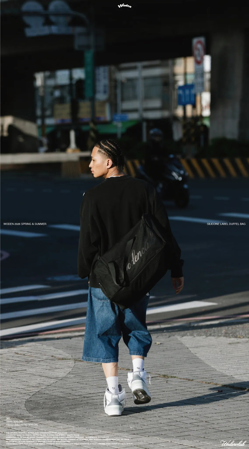WODEN 2026 Spring & Summer 002 Silicone Label Duffel Bag