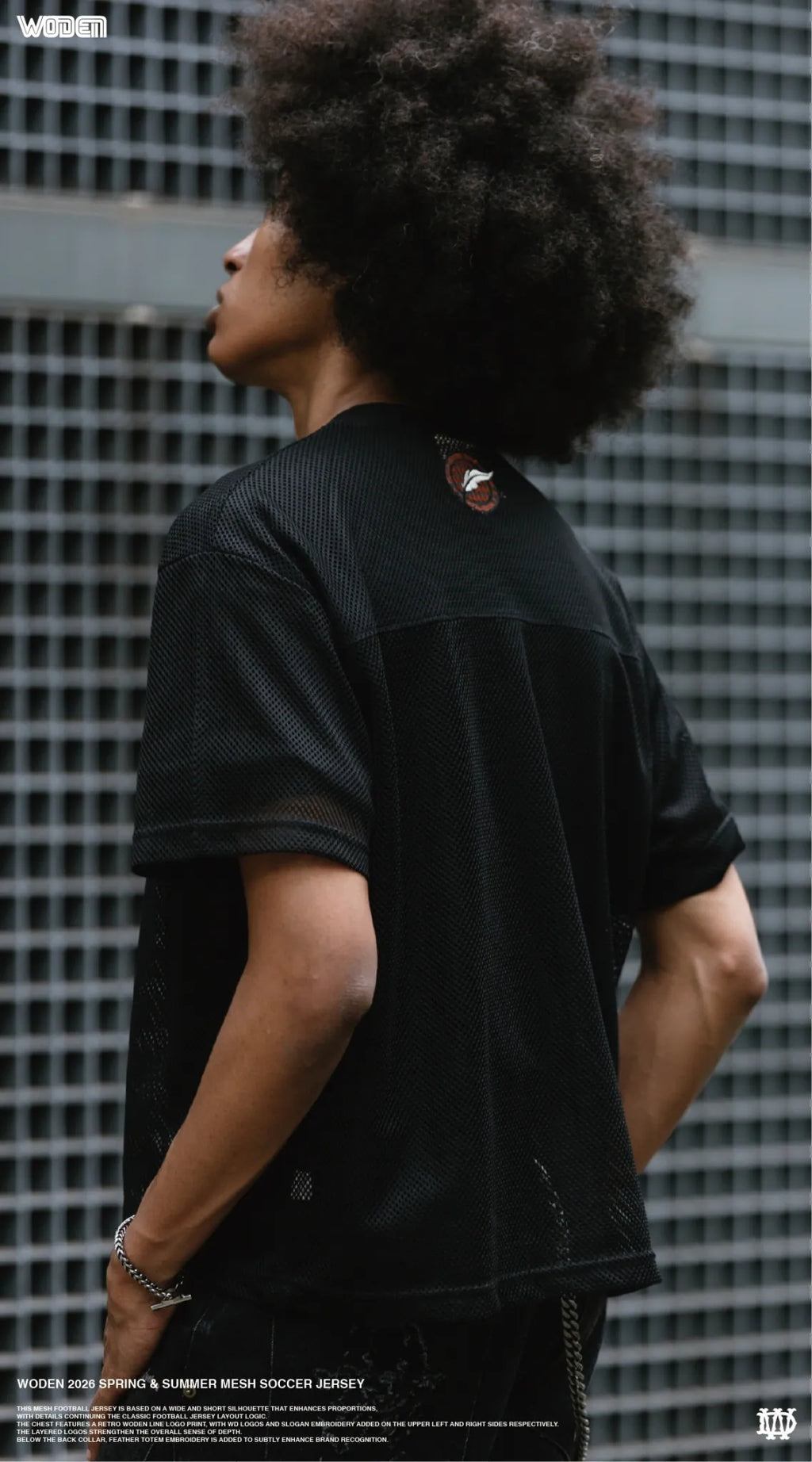 WODEN 2026 Spring & Summer 008 Mesh Soccer Jersey