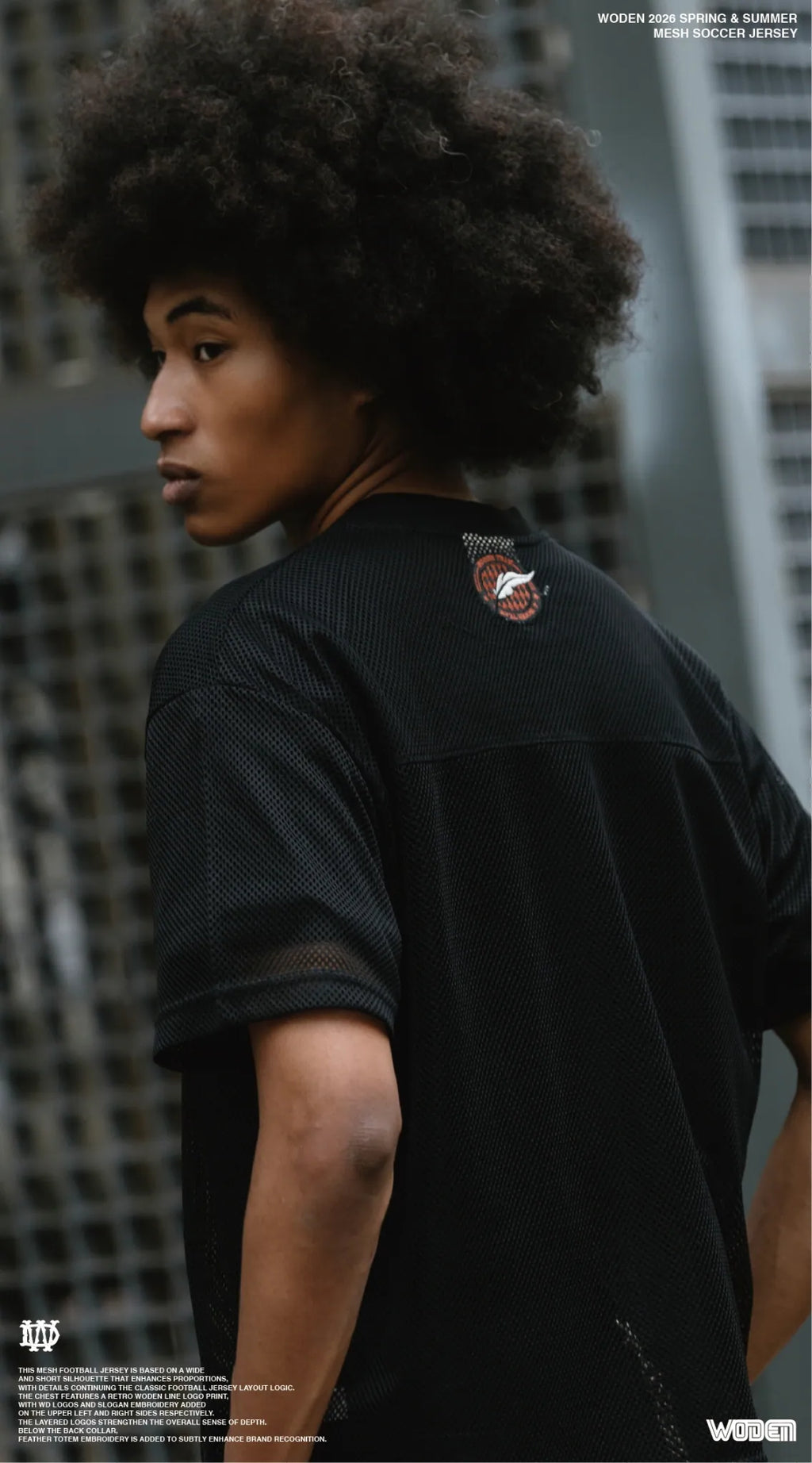 WODEN 2026 Spring & Summer 008 Mesh Soccer Jersey