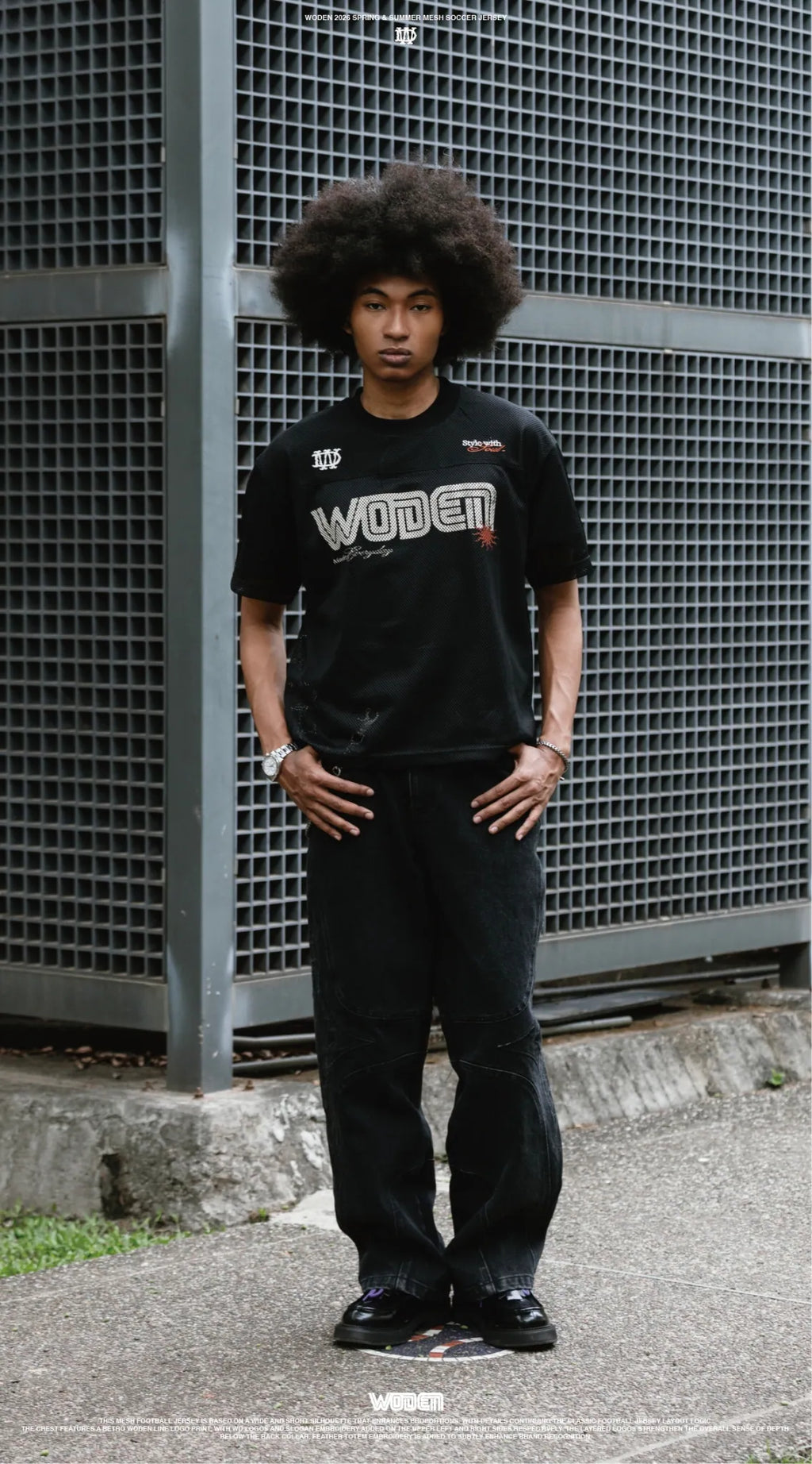 WODEN 2026 Spring & Summer 008 Mesh Soccer Jersey