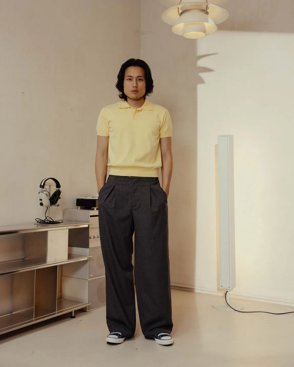 YANGI Knit Polo Shirt