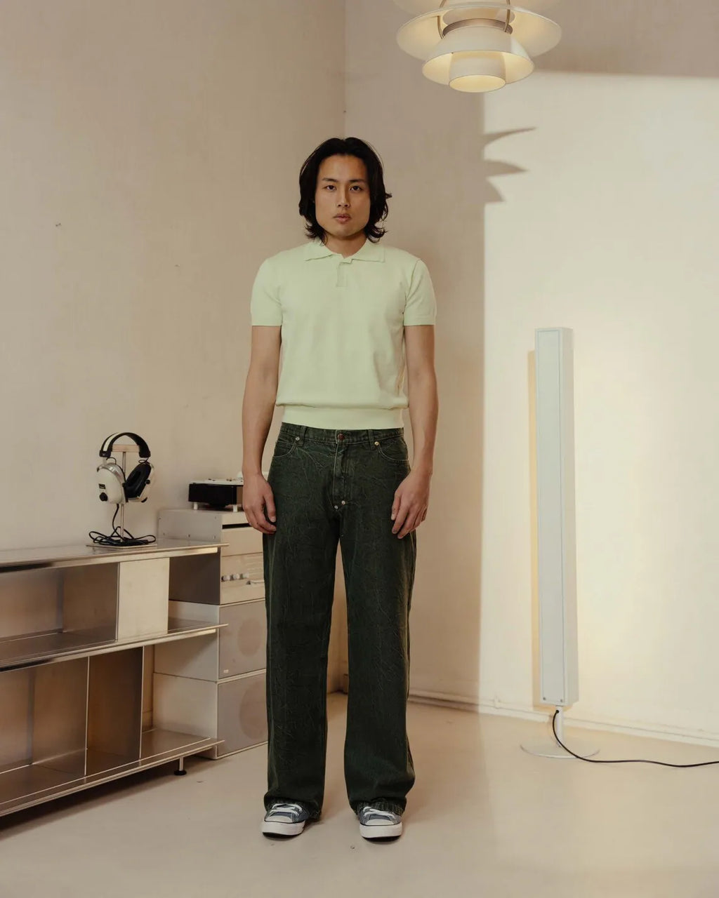YANGI Knit Polo Shirt