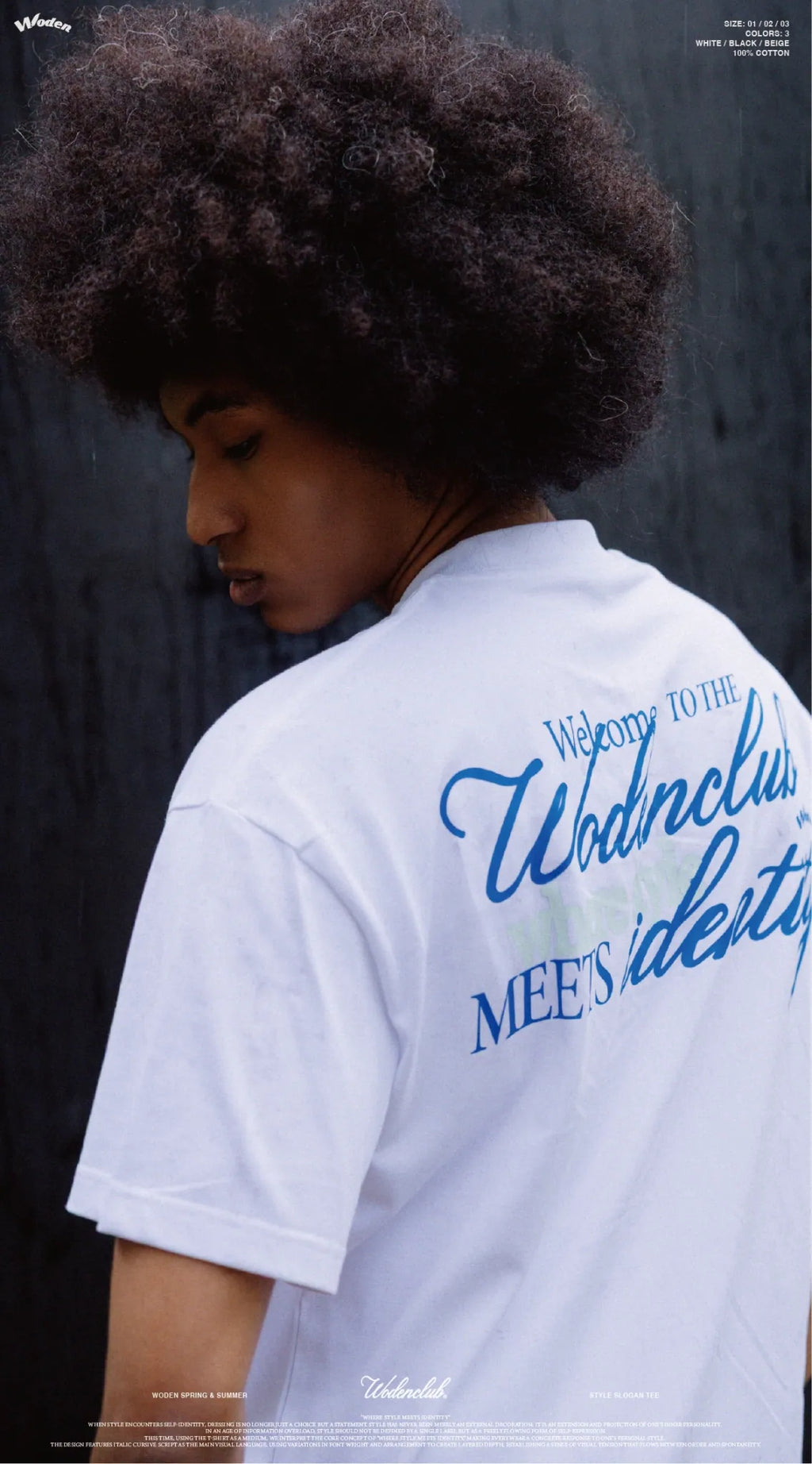 WODEN 2026 Spring & Summer 009 Style Slogan Tee