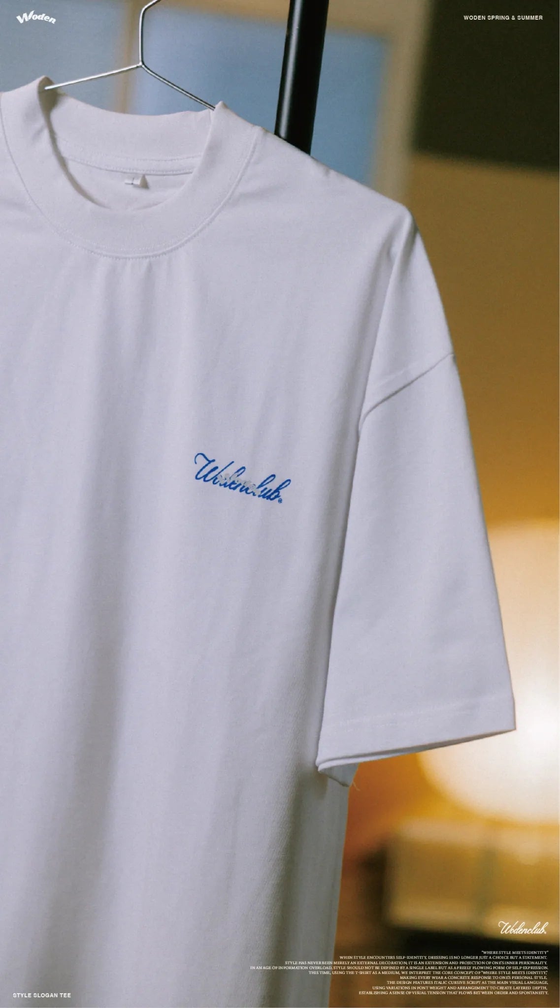 WODEN 2026 Spring & Summer 009 Style Slogan Tee