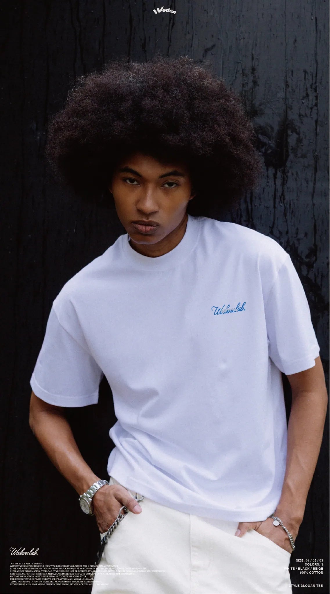 WODEN 2026 Spring & Summer 009 Style Slogan Tee