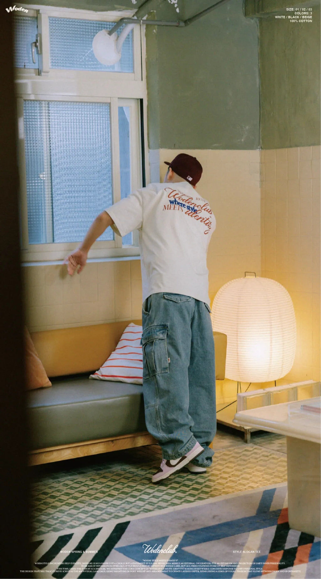 WODEN 2026 Spring & Summer 009 Style Slogan Tee