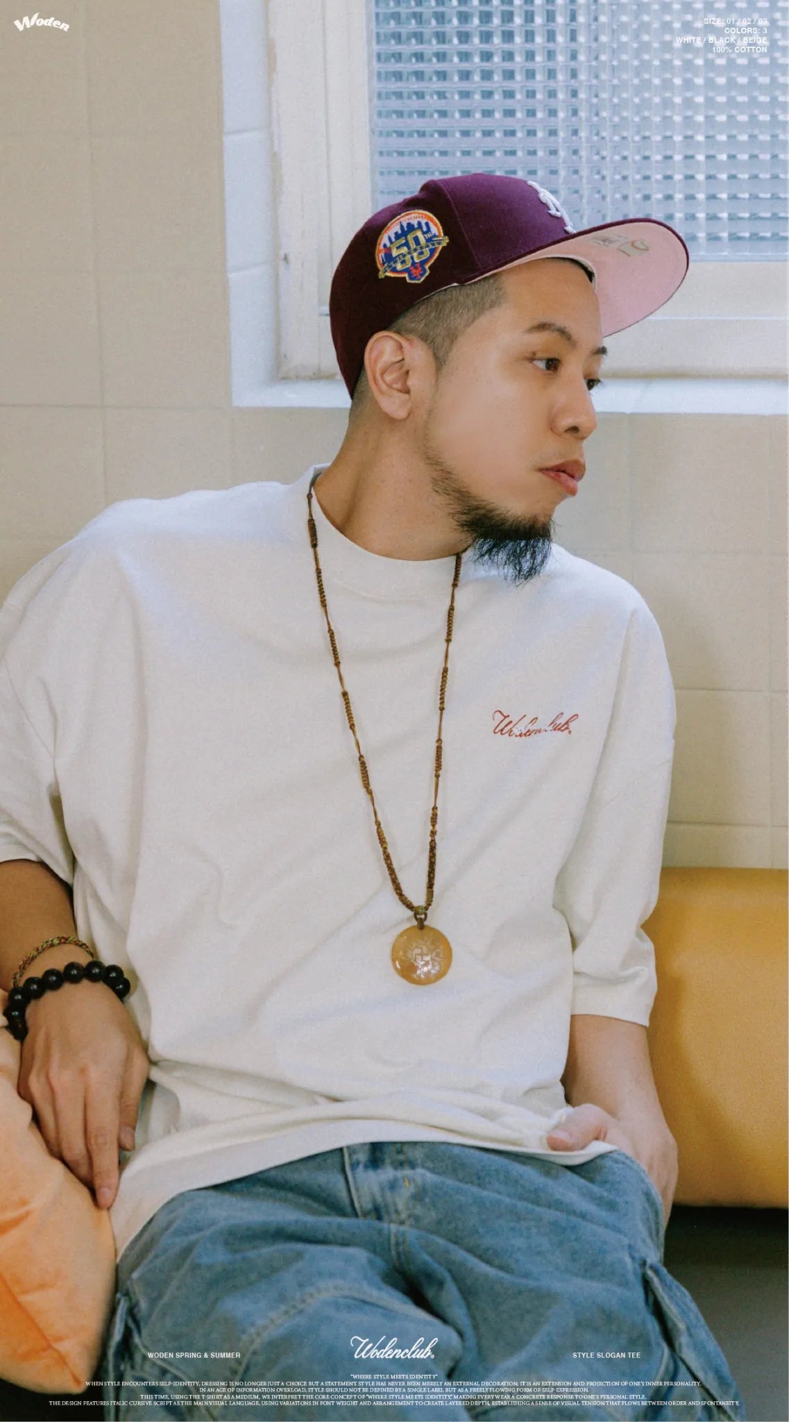 WODEN 2026 Spring & Summer 009 Style Slogan Tee