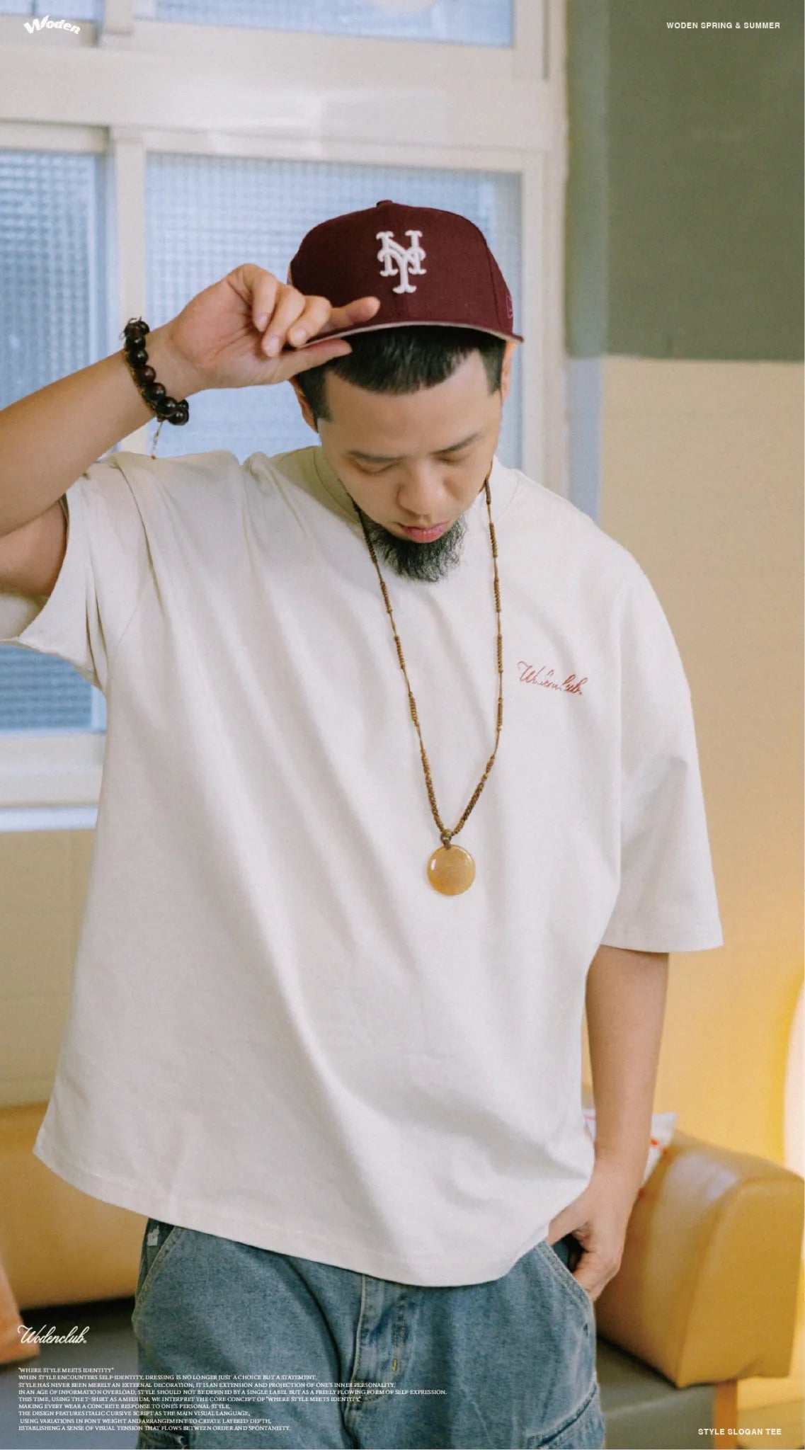 WODEN 2026 Spring & Summer 009 Style Slogan Tee