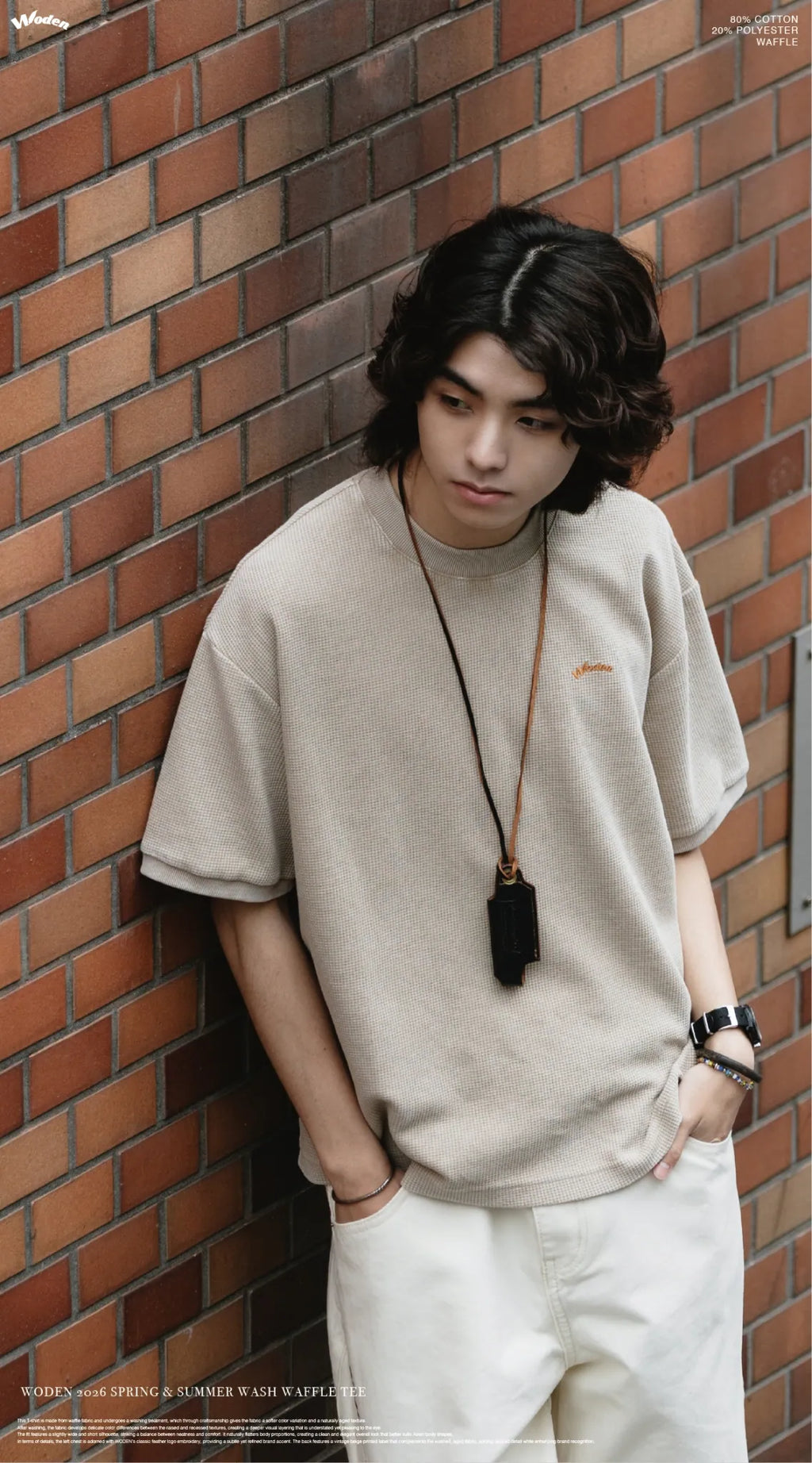 「預購限時開放!」WODEN 2026 Spring & Summer 022 Wash Waffle Tee
