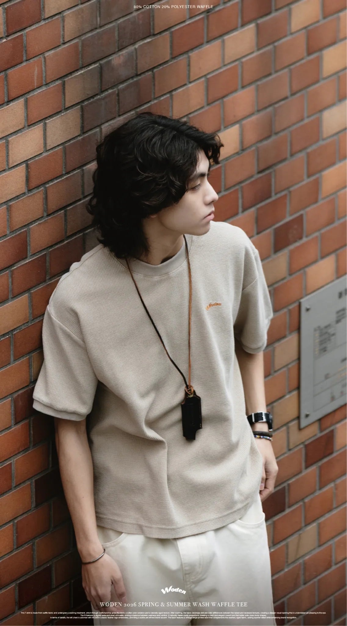 「預購限時開放!」WODEN 2026 Spring & Summer 022 Wash Waffle Tee