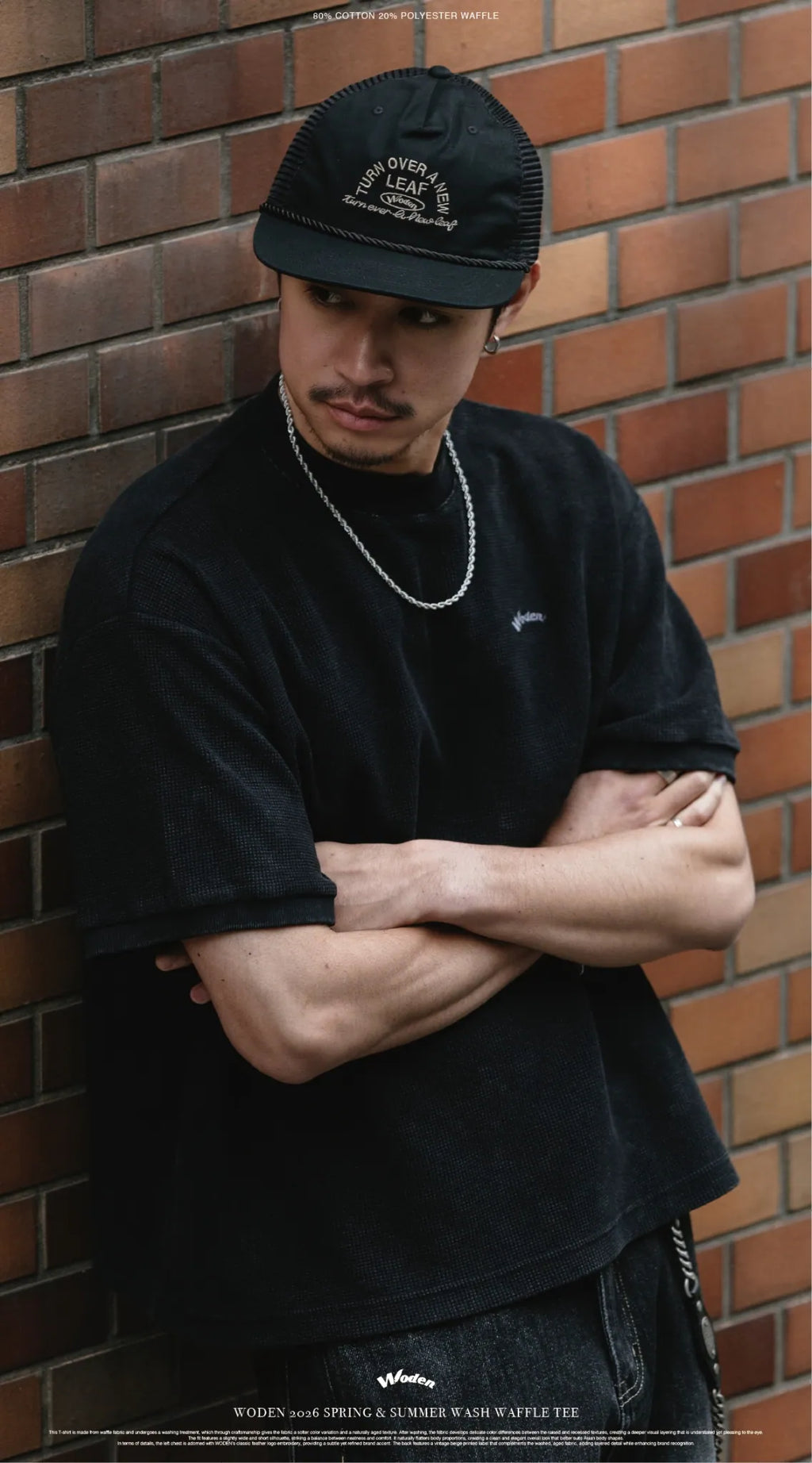 「預購限時開放!」WODEN 2026 Spring & Summer 022 Wash Waffle Tee