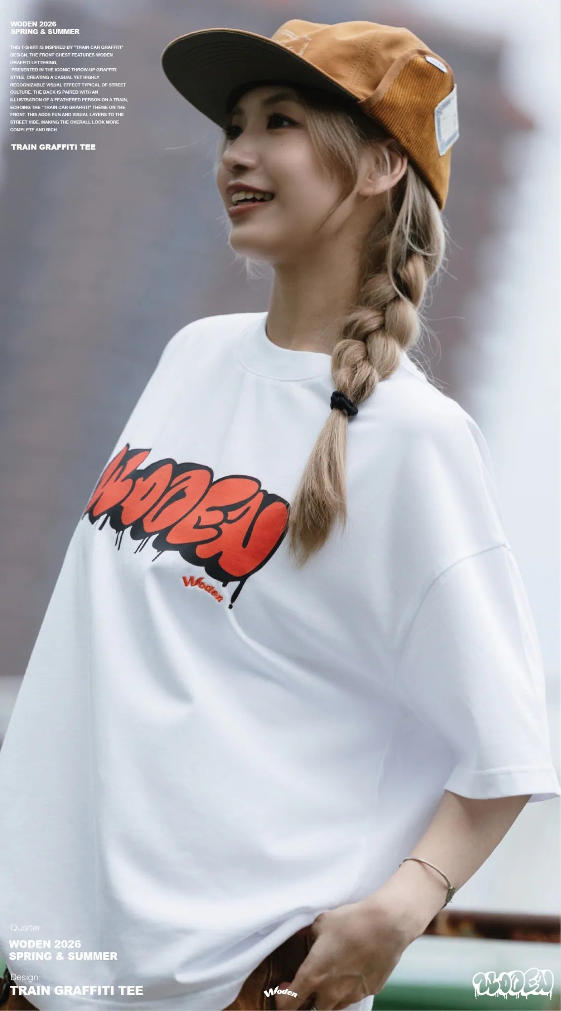 WODEN 2026 Spring & Summer 025 Train Graffiti Tee