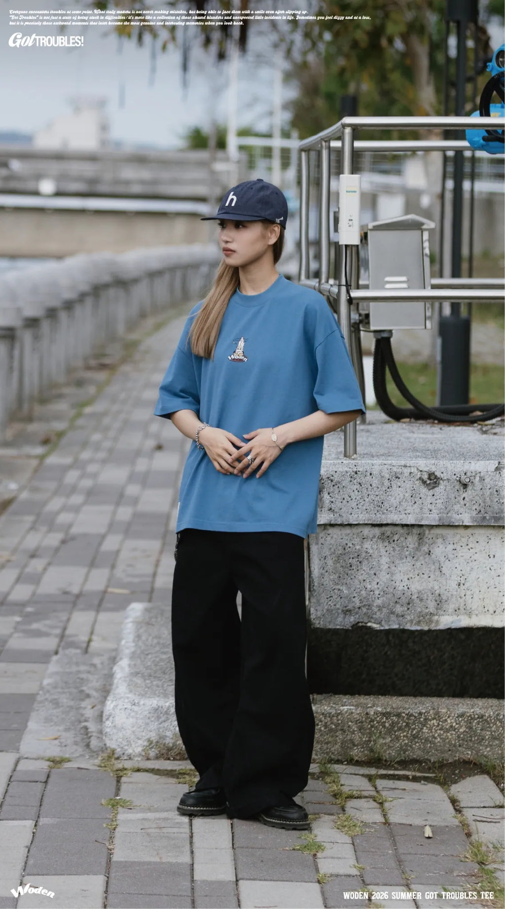 WODEN 2026 Spring & Summer 033 Got Troubles Tee