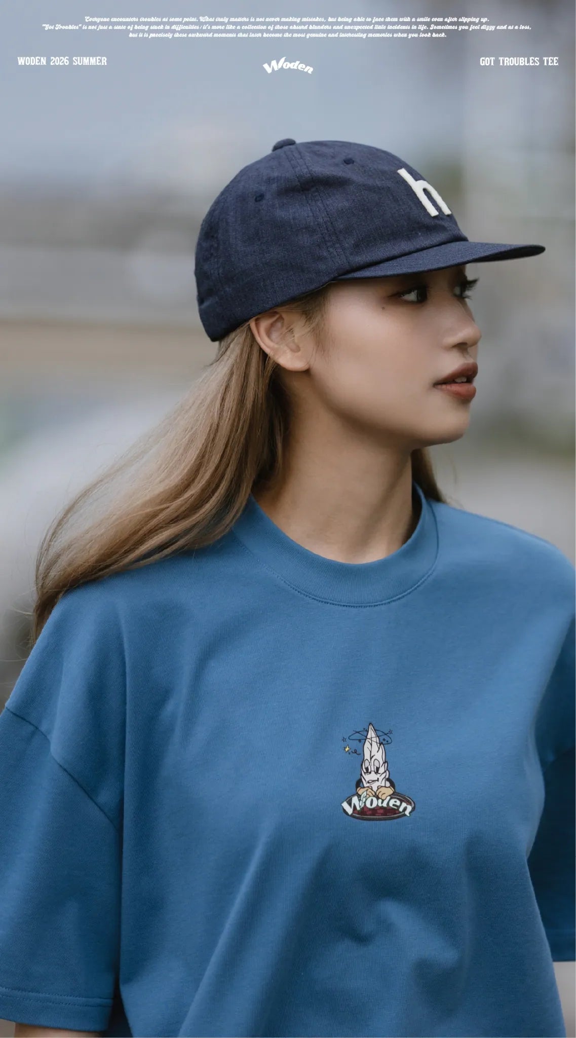 WODEN 2026 Spring & Summer 033 Got Troubles Tee