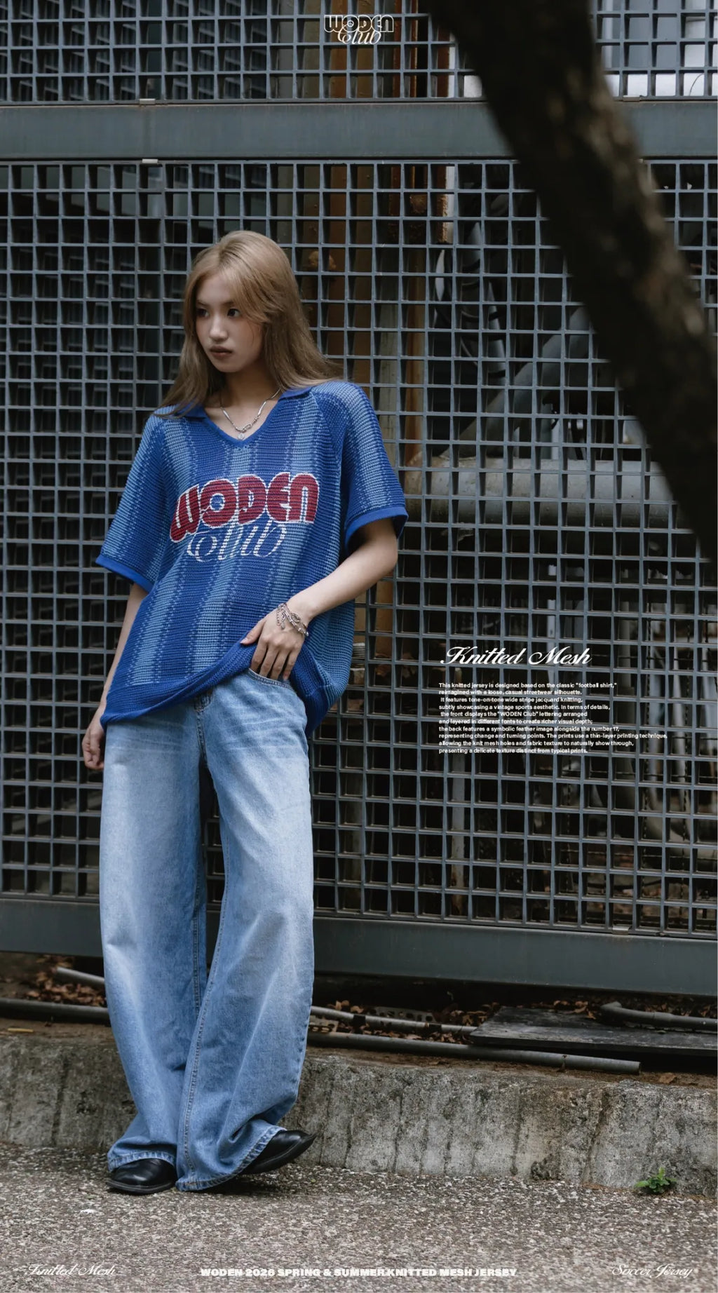 WODEN 2026 Spring & Summer 027 Knitted Mesh Jersey