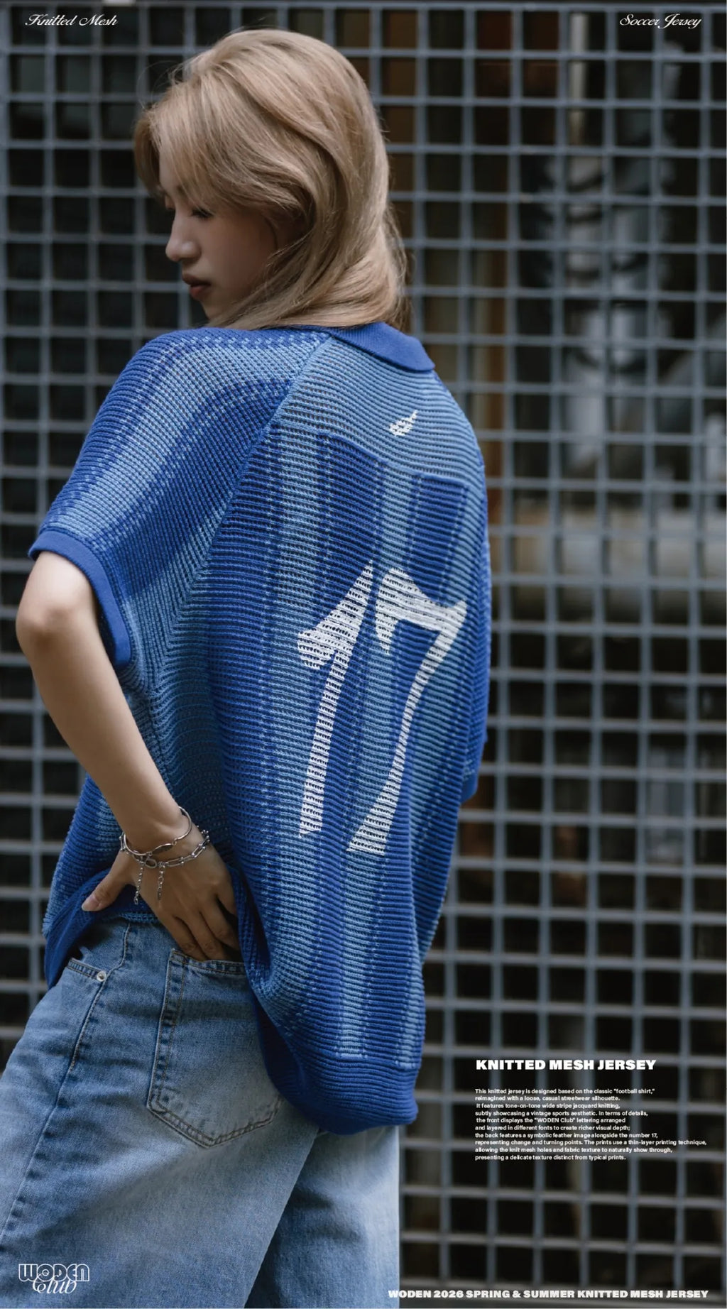 WODEN 2026 Spring & Summer 027 Knitted Mesh Jersey