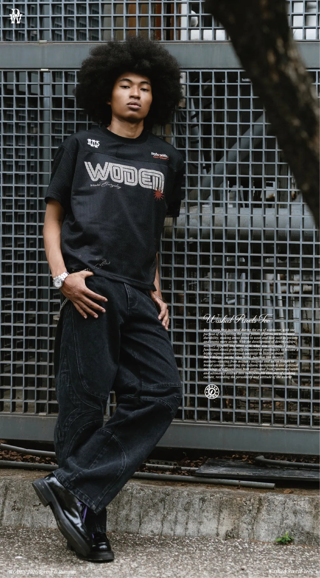 WODEN 2026 Spring & Summer 036 Secant Patch Jeans