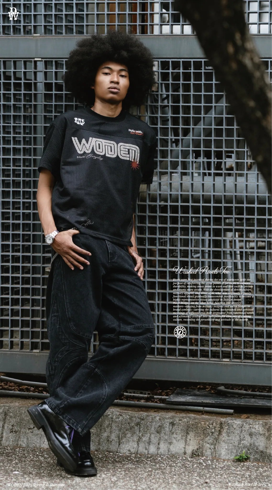 WODEN 2026 Spring & Summer 036 Secant Patch Jeans