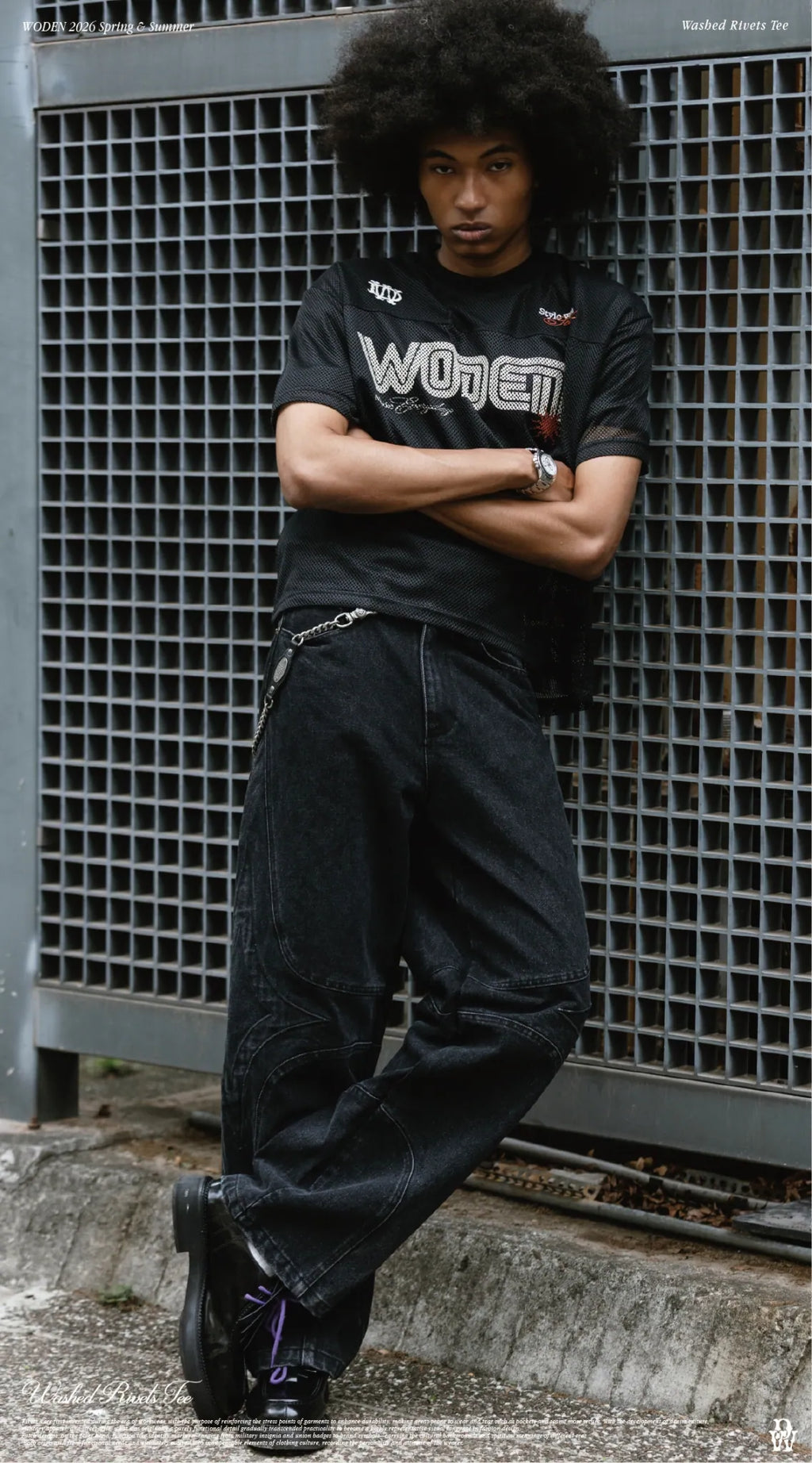 WODEN 2026 Spring & Summer 036 Secant Patch Jeans