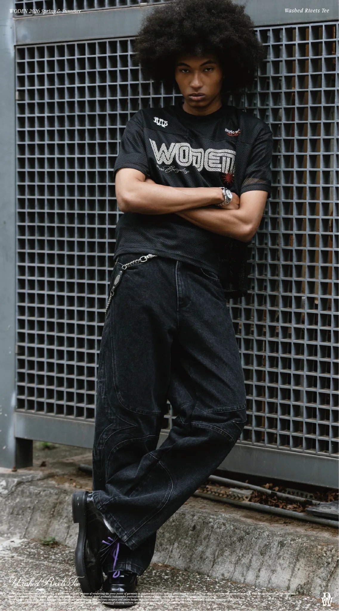 WODEN 2026 Spring & Summer 036 Secant Patch Jeans