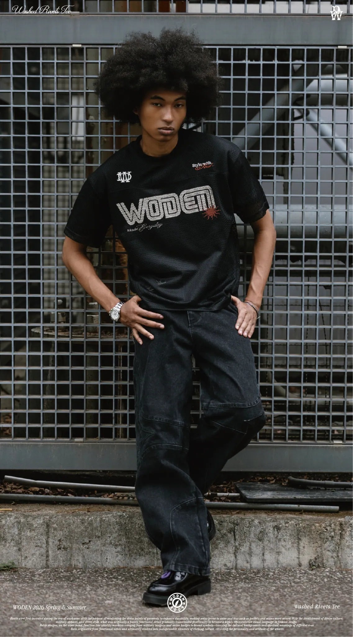 WODEN 2026 Spring & Summer 036 Secant Patch Jeans