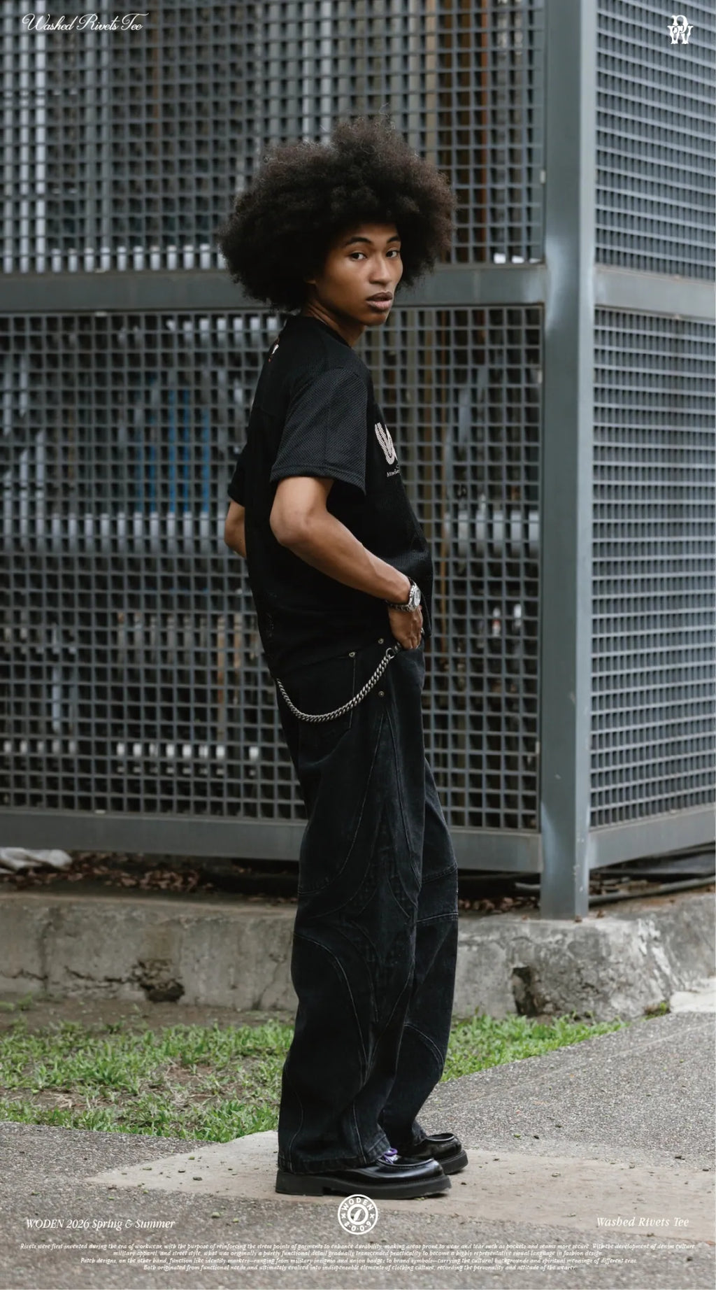 WODEN 2026 Spring & Summer 036 Secant Patch Jeans