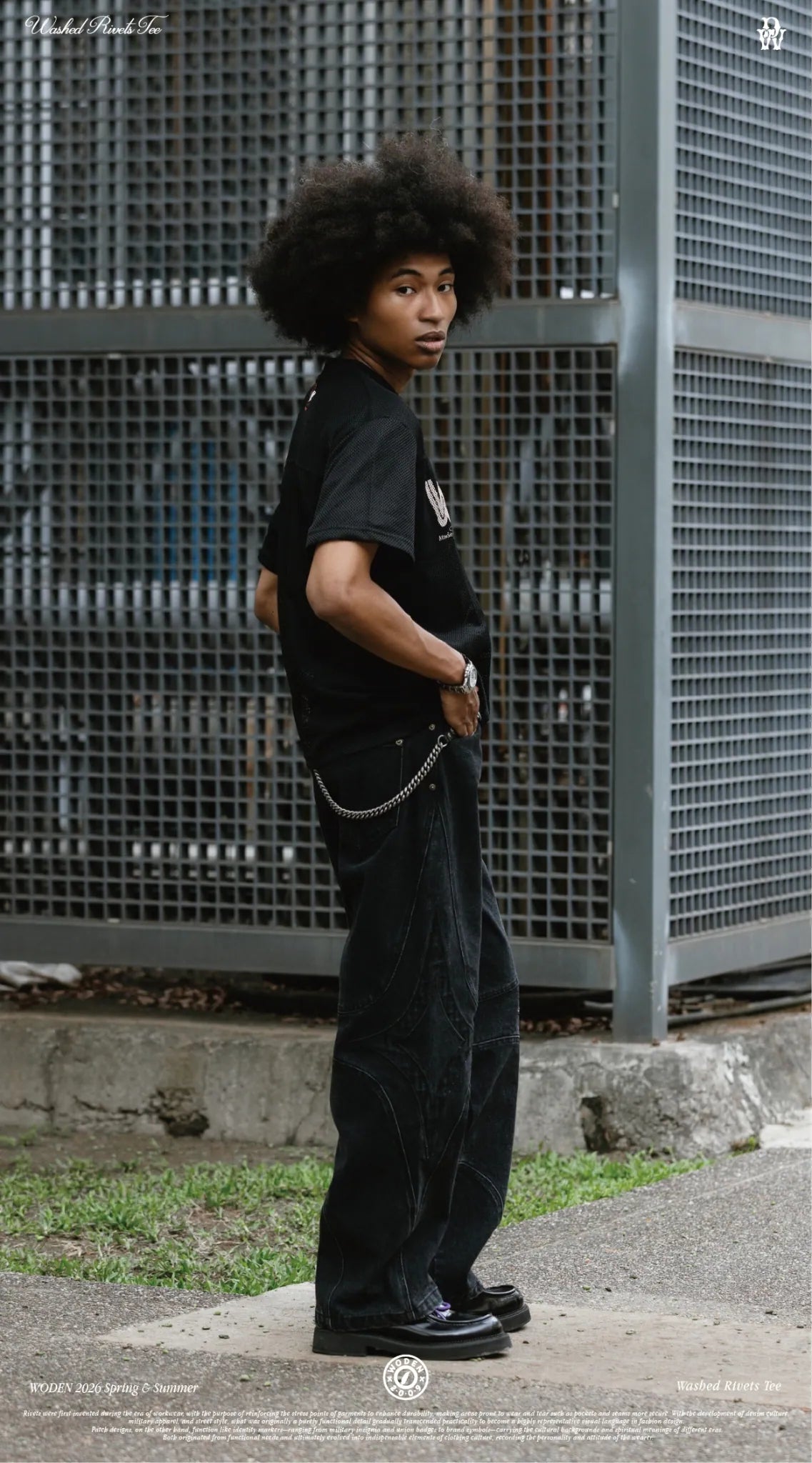 WODEN 2026 Spring & Summer 036 Secant Patch Jeans